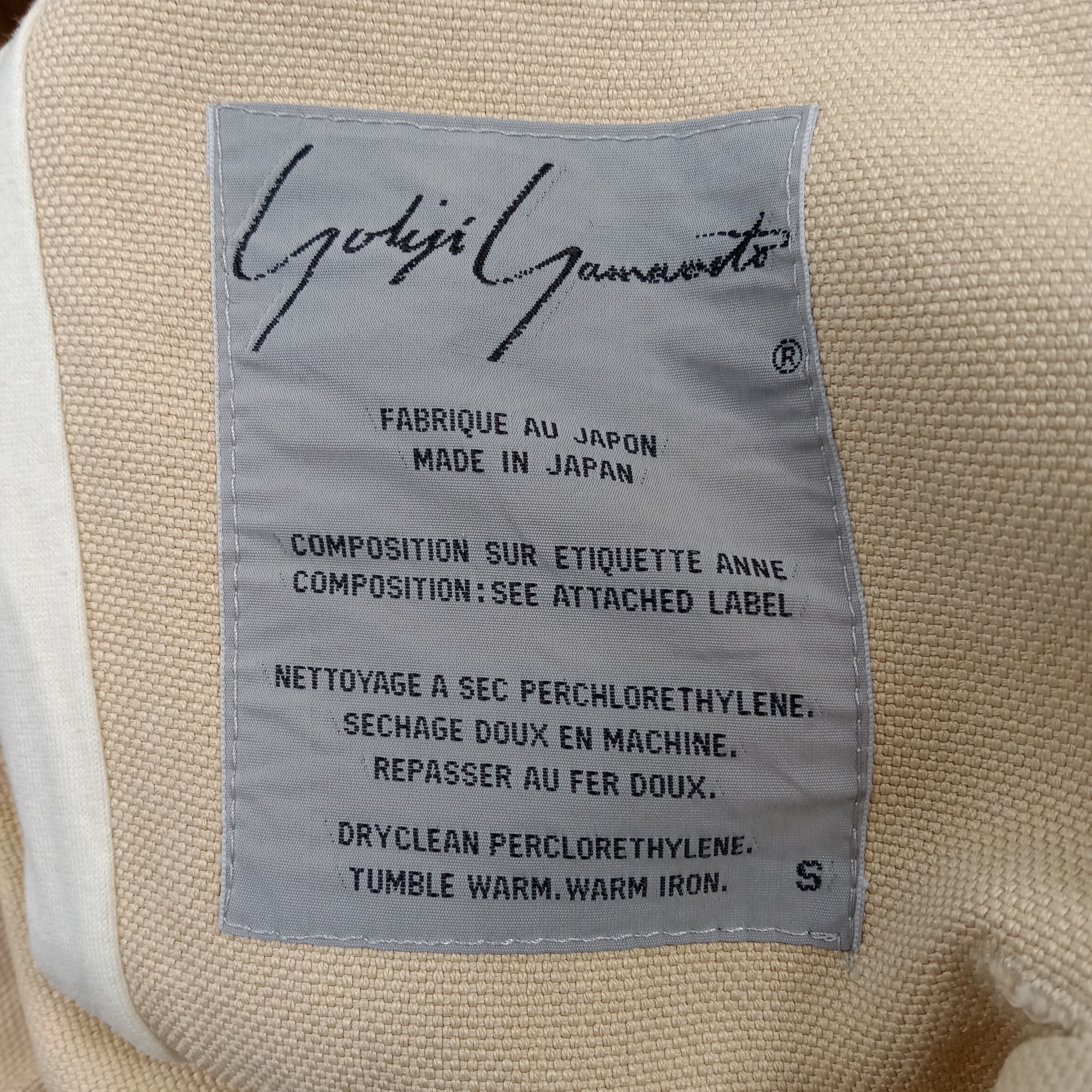 Japanese Brand × Vintage × Yohji Yamamoto Yohji Yamamoto Japanese Designer Blazer Jacket Size XS / US 0-2 / IT 36-38 - 4 Thumbnail