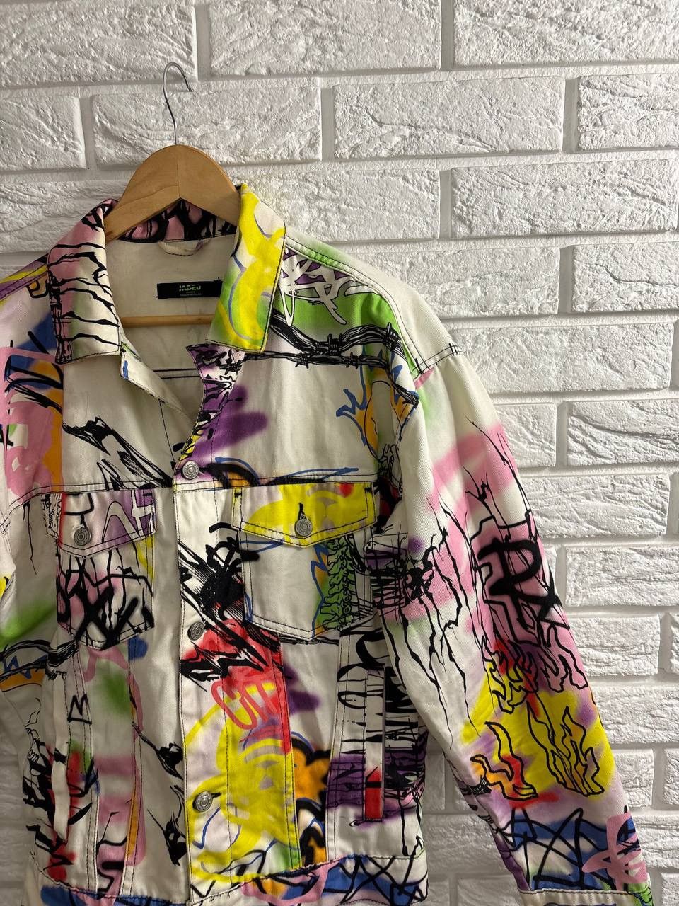 Jaded London Jaded London denim graffiti print suit Jacket Pants Y2K Size US XS / EU 42 / 0 - 20 Thumbnail