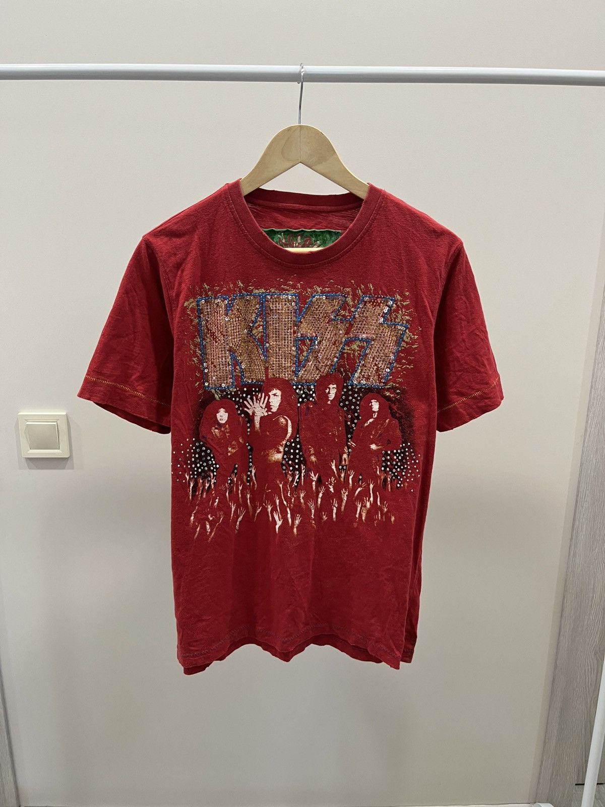 KISS Vintage Kiss Shirt Rock Retro Size US M / EU 48-50 / 2 - 1 Thumbnail