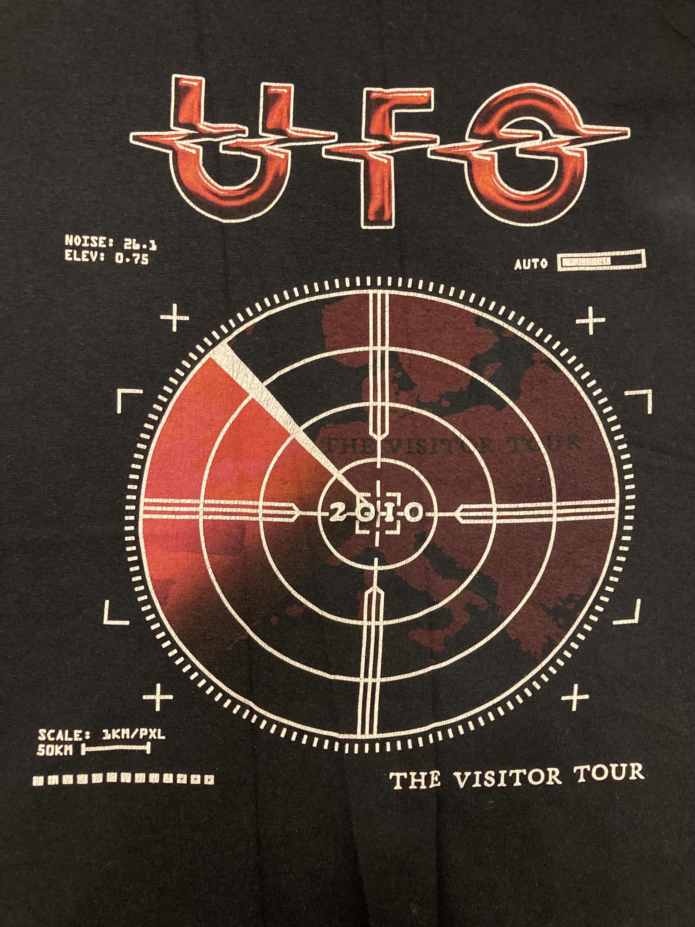 Band Tees × Vintage UFO The Visitor World Tour 2010 Progressive Rock Band Shirt Size US L / EU 52-54 / 3 - 4 Thumbnail