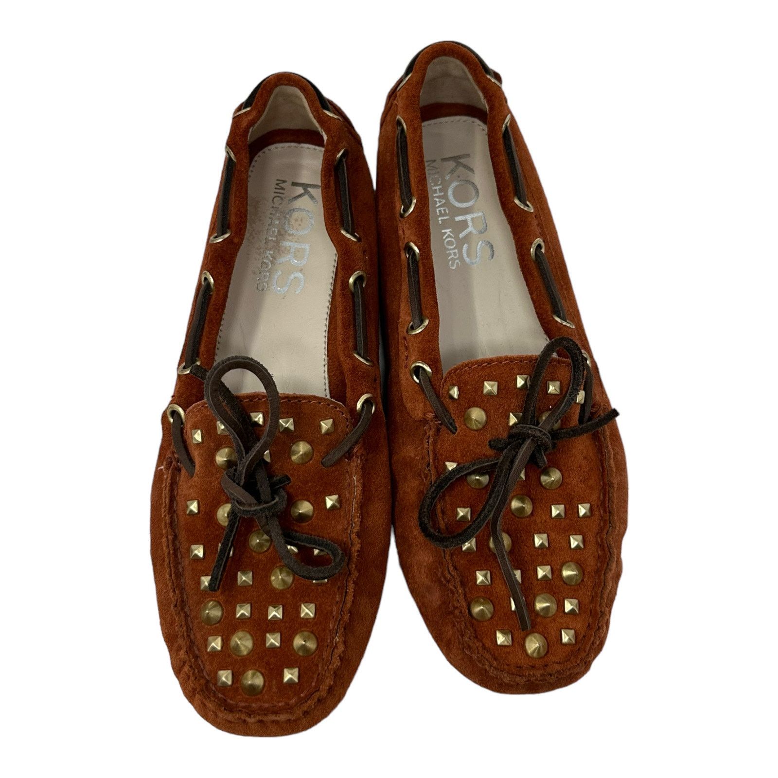 Michael Kors Michael Kors Penley Autumn suede studded moccasins size 7M Size US 7 / IT 37 - 14 Thumbnail