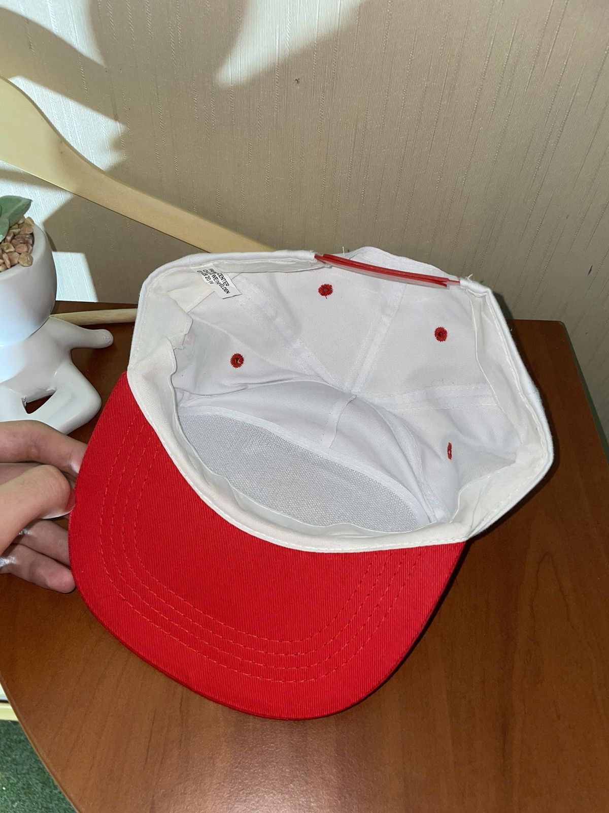 Vintage Mitsubishi racing vintage racing cap 80-90s Size ONE SIZE - 7 Thumbnail