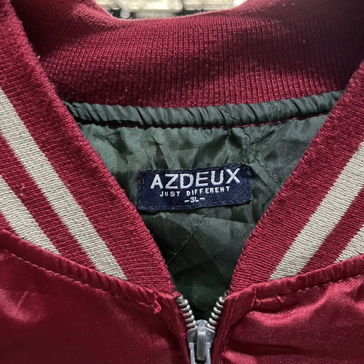Kapital Rare Vintage Japanese Souvenir Jacket AZDEUX l Satin Bomber Size US XL / EU 56 / 4 - 5 Thumbnail