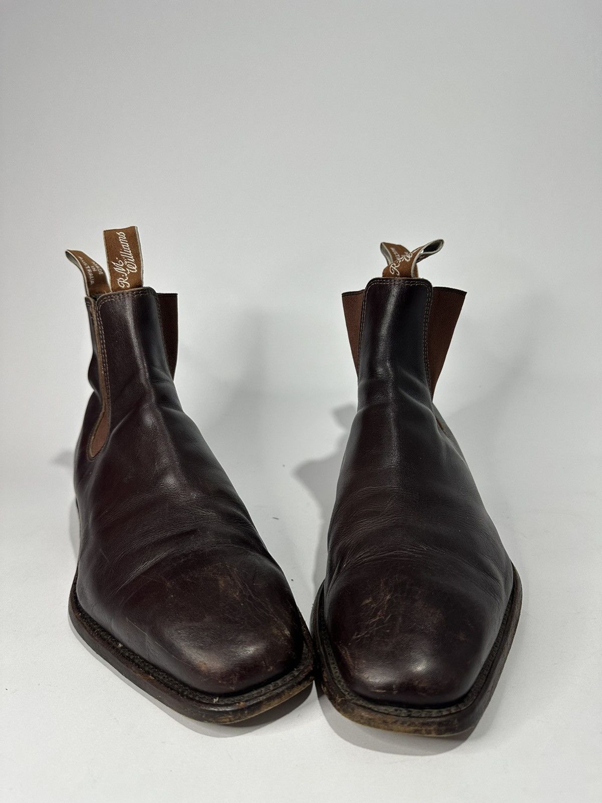 R.M. Williams R.M Williams Craftsman Brown Leather Chelsea Boots. Size US 11.5 / EU 44-45 - 4 Thumbnail