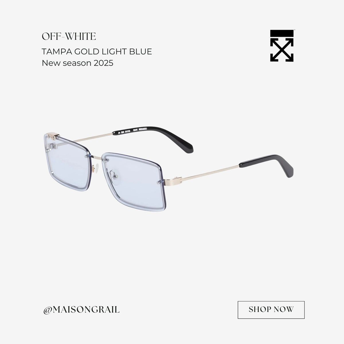 Off-White NEW SS25 OFF WHITE TAMPA SUNGLASSES Size ONE SIZE - 1 Thumbnail