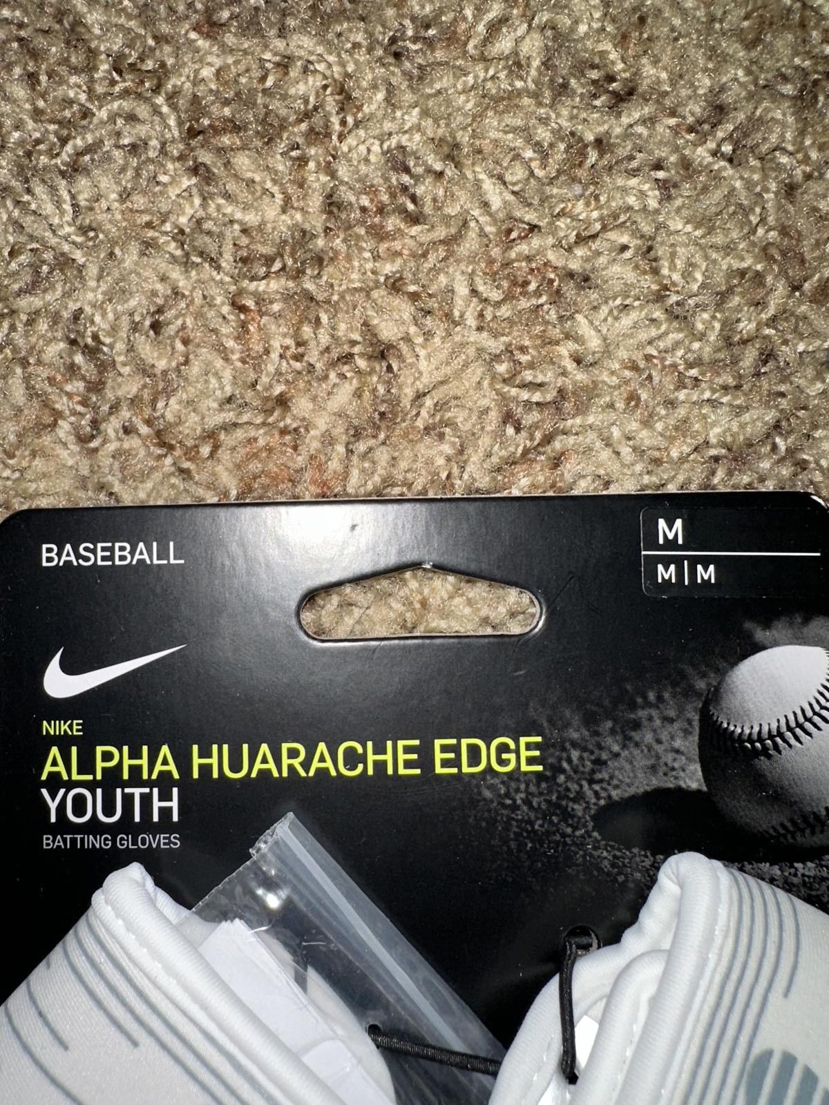 Nike Nike Youth Alpha Huarache Edge Batting Gloves Size ONE SIZE - 6 Thumbnail