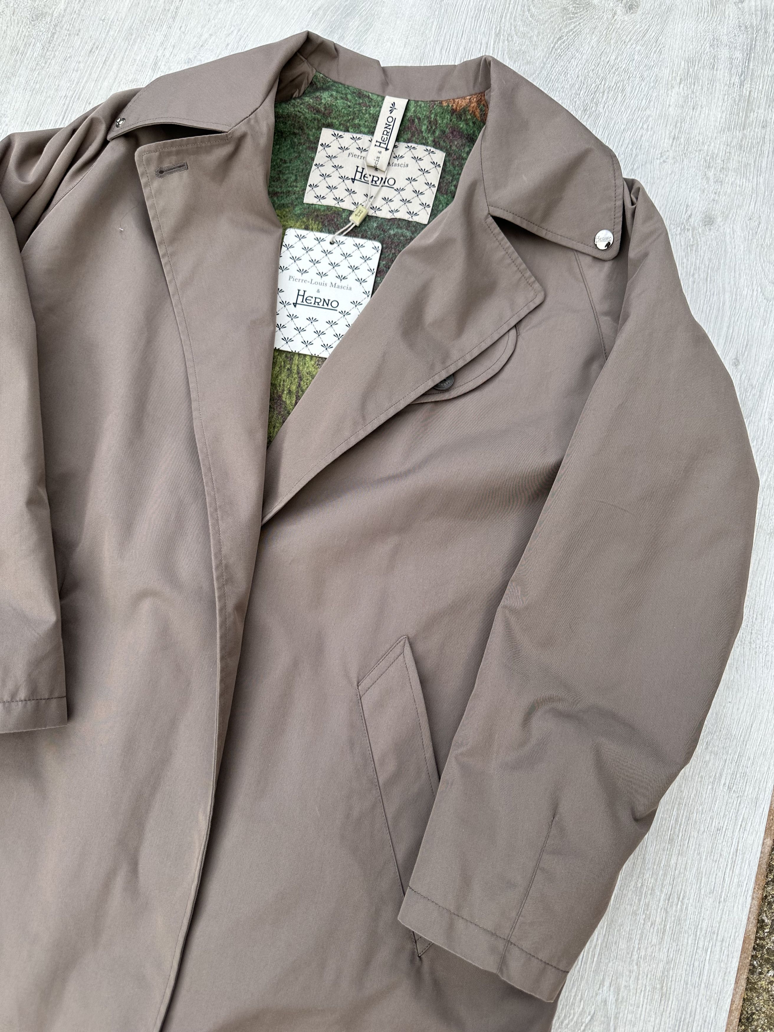 Herno Herno X Pierre Louis Mascia Brown Belted Coat Size US L / EU 52-54 / 3 - 2 Thumbnail