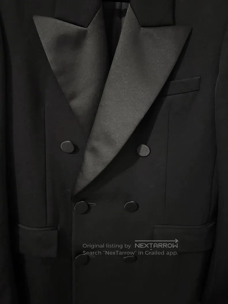 Saint Laurent Paris Saint Laurent Paris Double Breasted Smoking Suit Jacket Size US S / EU 44-46 / 1 - 3 Thumbnail