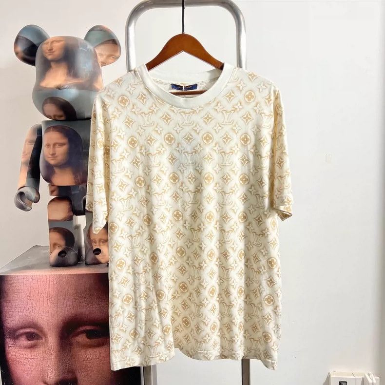 Louis Vuitton Louis Vuitton Milk Tea Full Print Short Sleeve 2504-Nextarr Size US XL / EU 56 / 4 - 1 Thumbnail