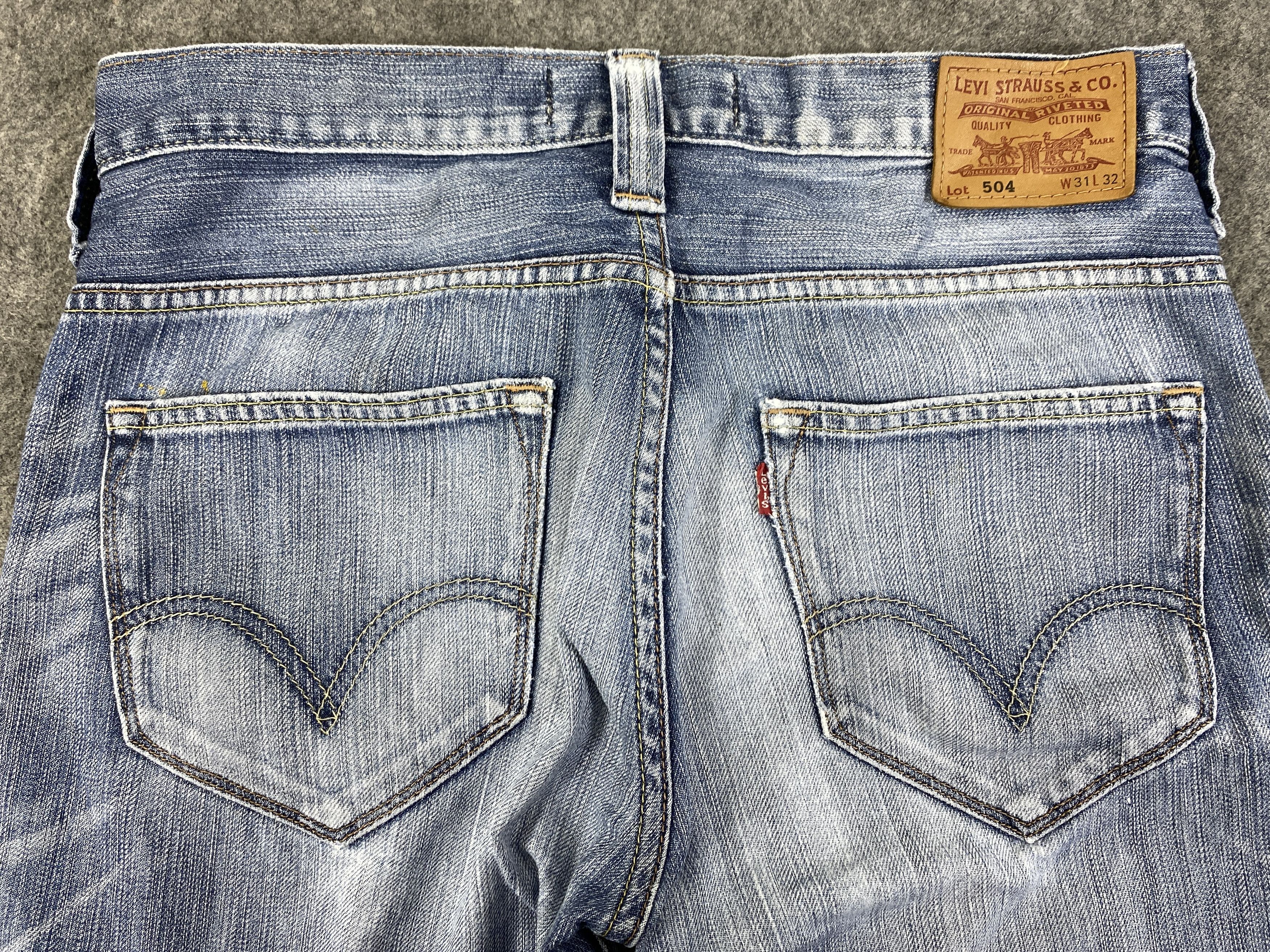 Levi's Faded Blue Vintage Levi's 504 Jeans 32x28.5 - JN3327 Size US 32 / EU 48 - 4 Thumbnail