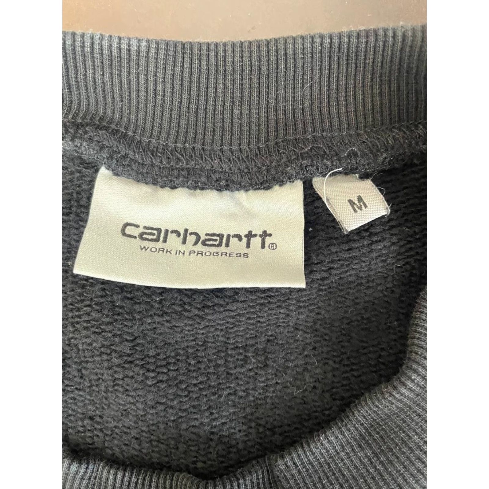 Carhartt Carhartt Mens Sweatshirt M Black Cotton Crew Neck Long Sleeve Pullover Size US M / EU 48-50 / 2 - 3 Thumbnail