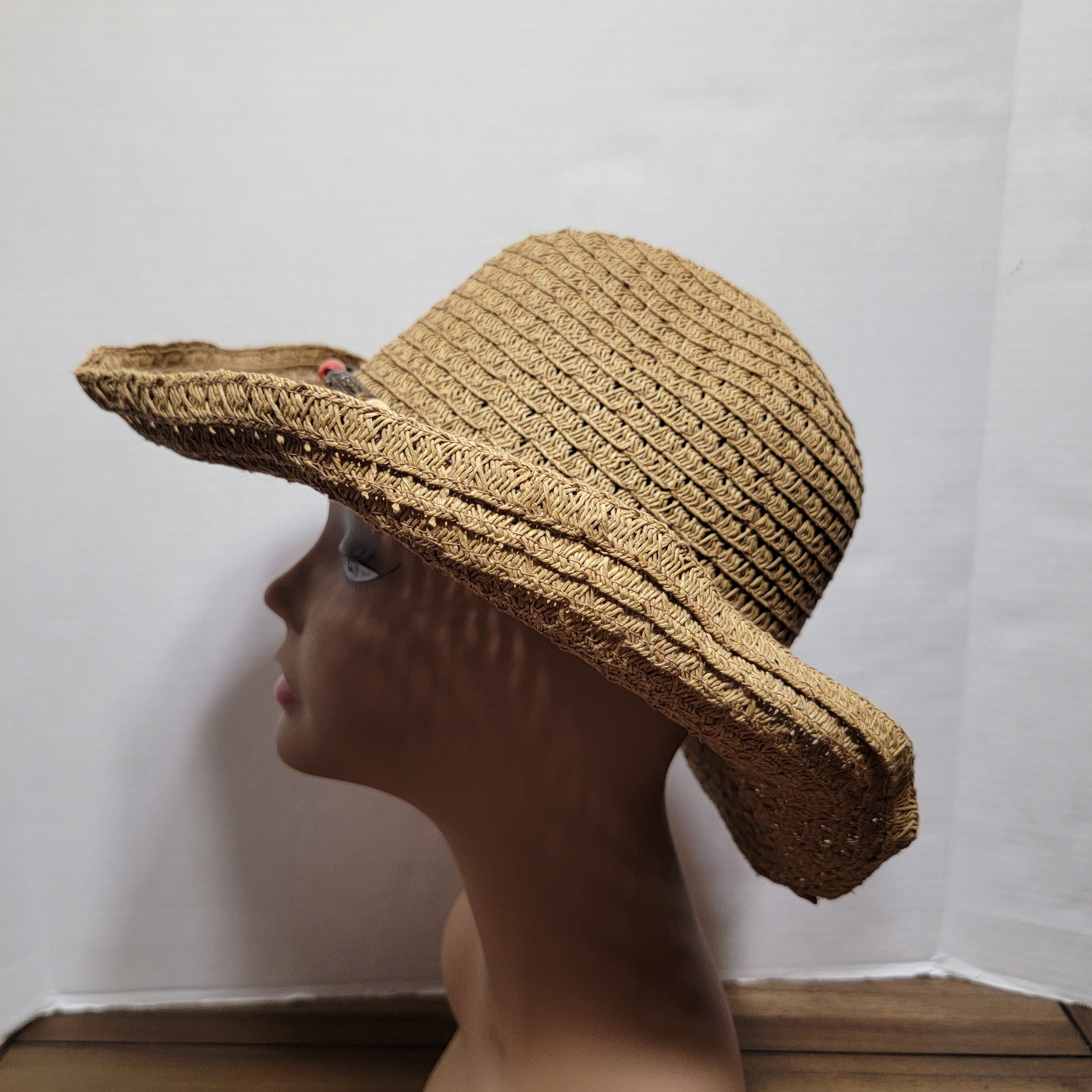 Panama Jack Panama Jack Brown Caribbean Hat w/ Beads - One Size Size ONE SIZE - 3 Thumbnail
