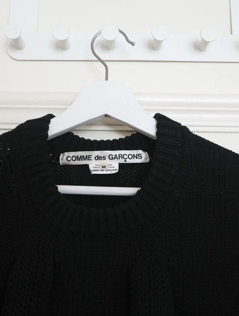 Comme des Garcons Comme Des Garcons Black three-dimensional thick rope sweat Size M / US 6-8 / IT 42-44 - 4 Thumbnail