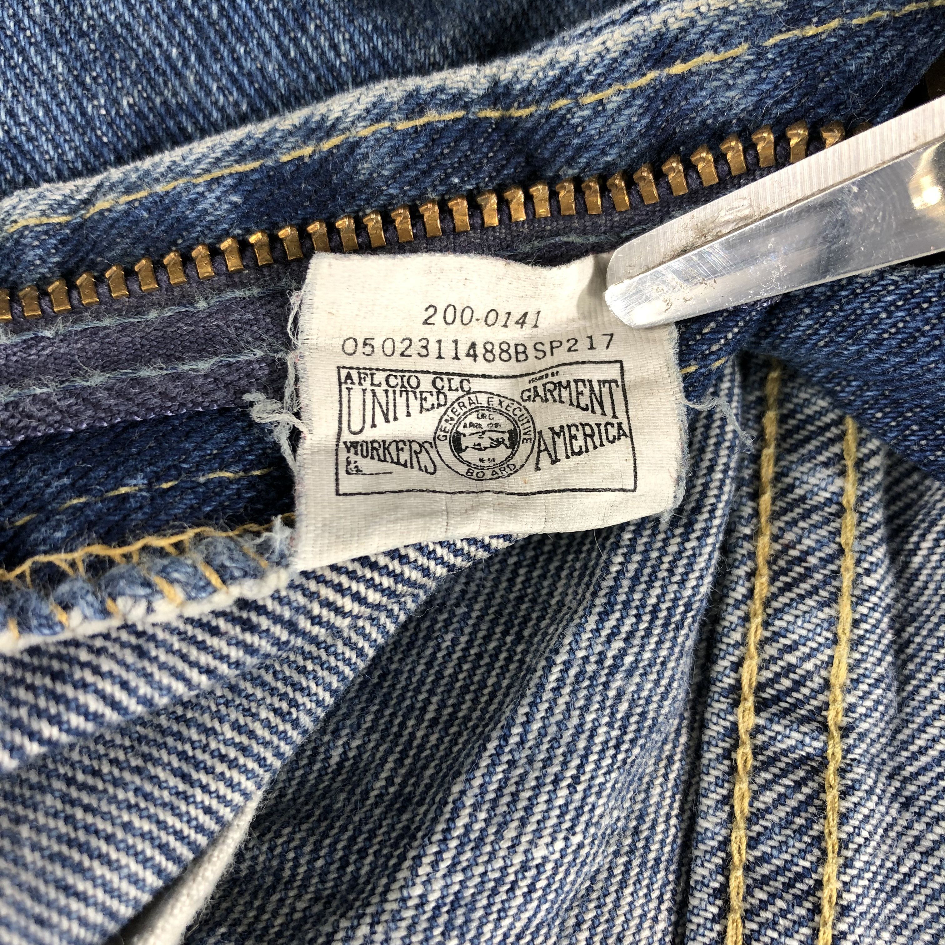 Lee Vintage Blue Wash Lee Jeans-J2678 Size US 31 - 12 Thumbnail