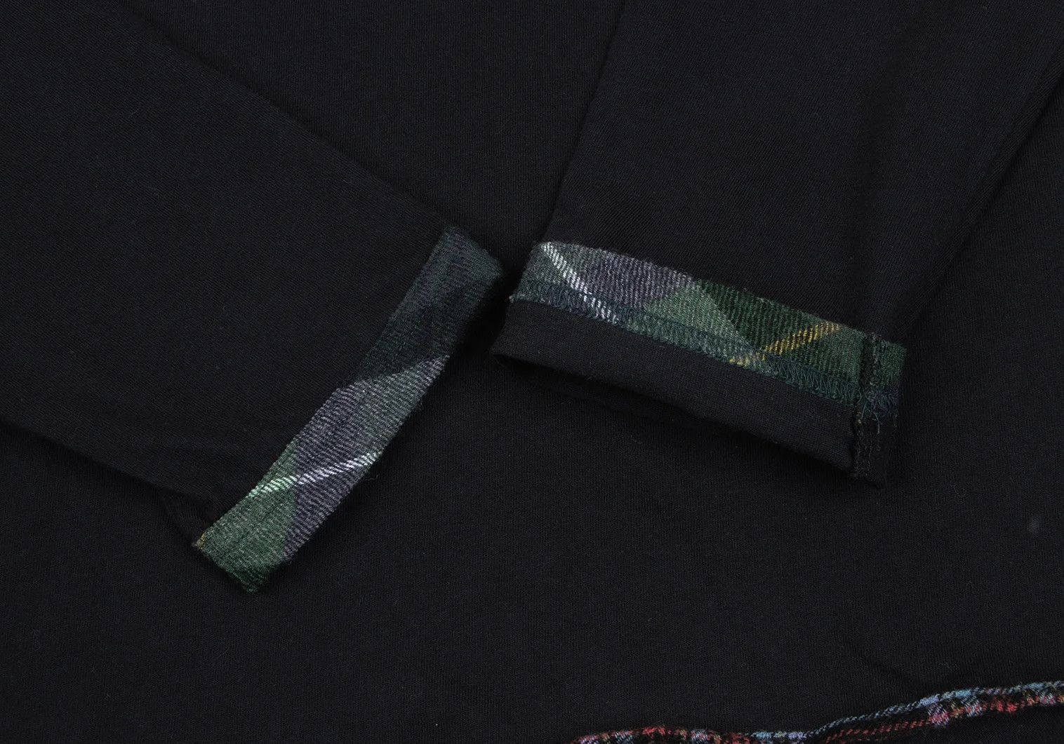 Yohji Yamamoto Yohji Yamamoto Cotton Check Trim T-Shirt Size US M / EU 48-50 / 2 - 4 Thumbnail