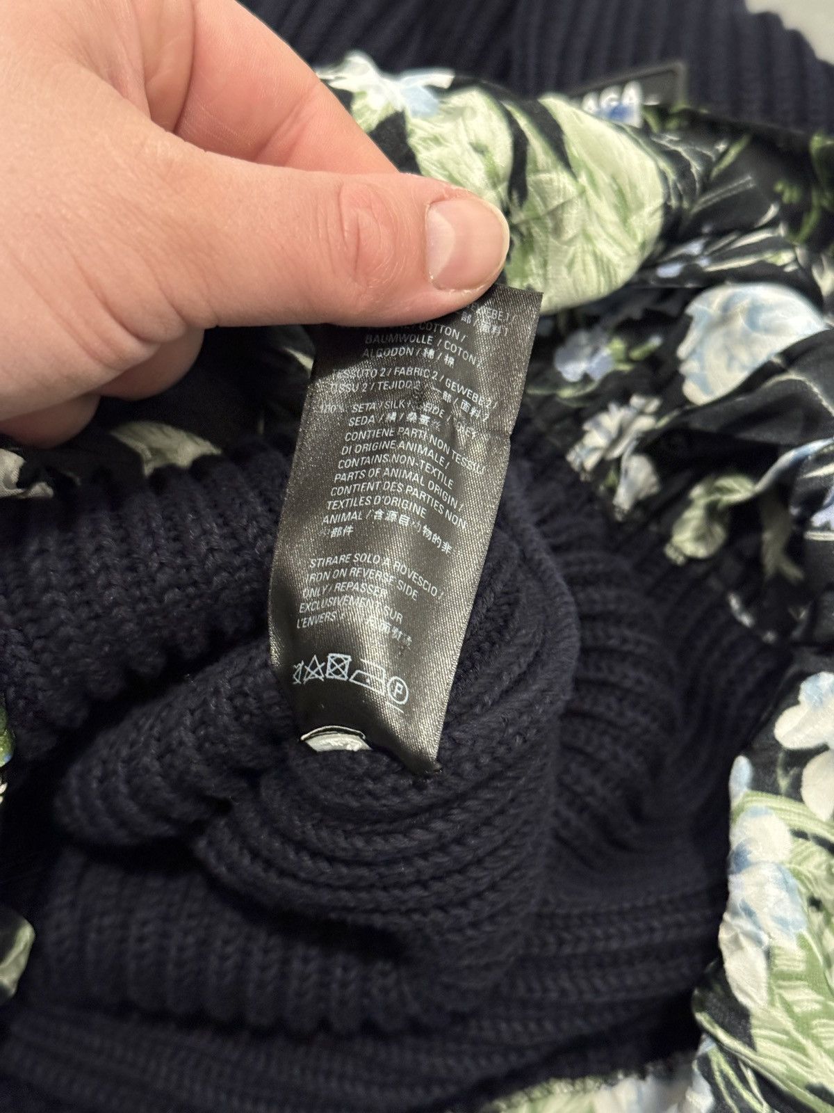 Balenciaga *RARE* BALENCIAGA DEMNA OVERSIZED LAYERED TROMPE OEIL FLORAL Size L / US 10 / IT 46 - 19 Thumbnail
