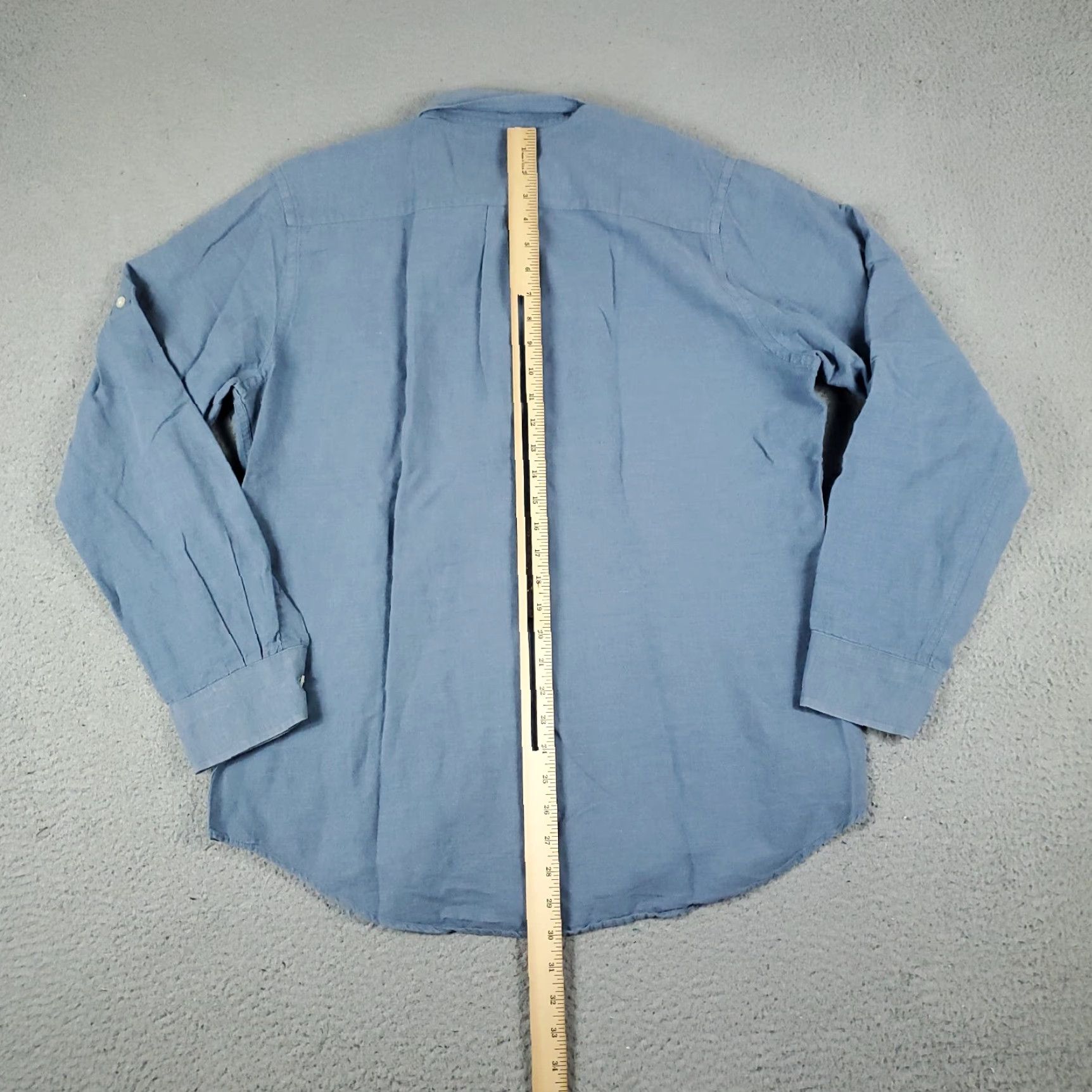Banana Republic Banana Republic Shirt Mens Large Blue Casual Button Up Long Sleeve Cotton Woven Regular Button-Up Casual Business Formal Wedding Workwear 90s? Size US L / EU 52-54 / 3 - 4 Thumbnail