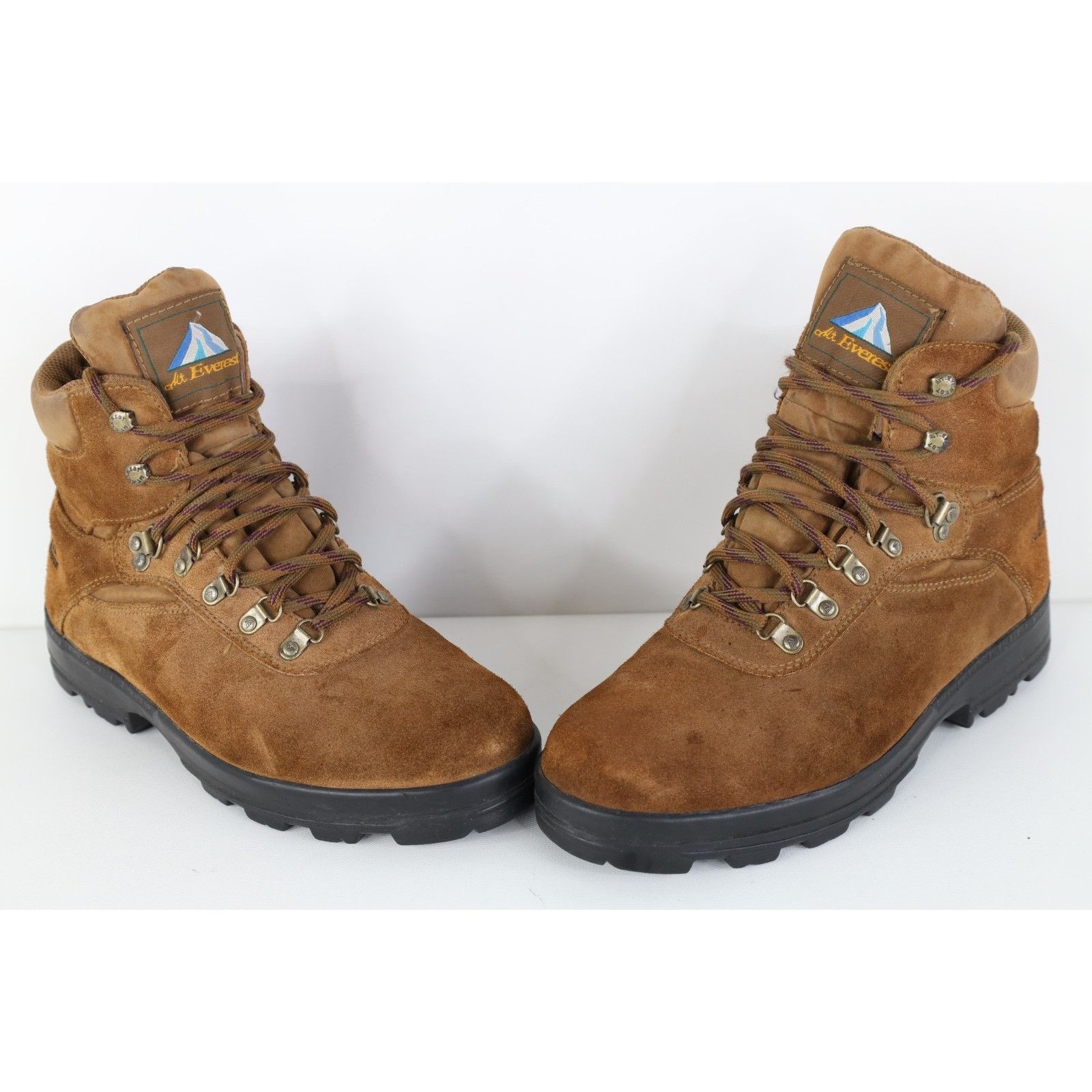 Vintage Vintage 90s Streetwear Suede Leather Hiking Ankle Boots Size US 10 / IT 40 - 1 Thumbnail