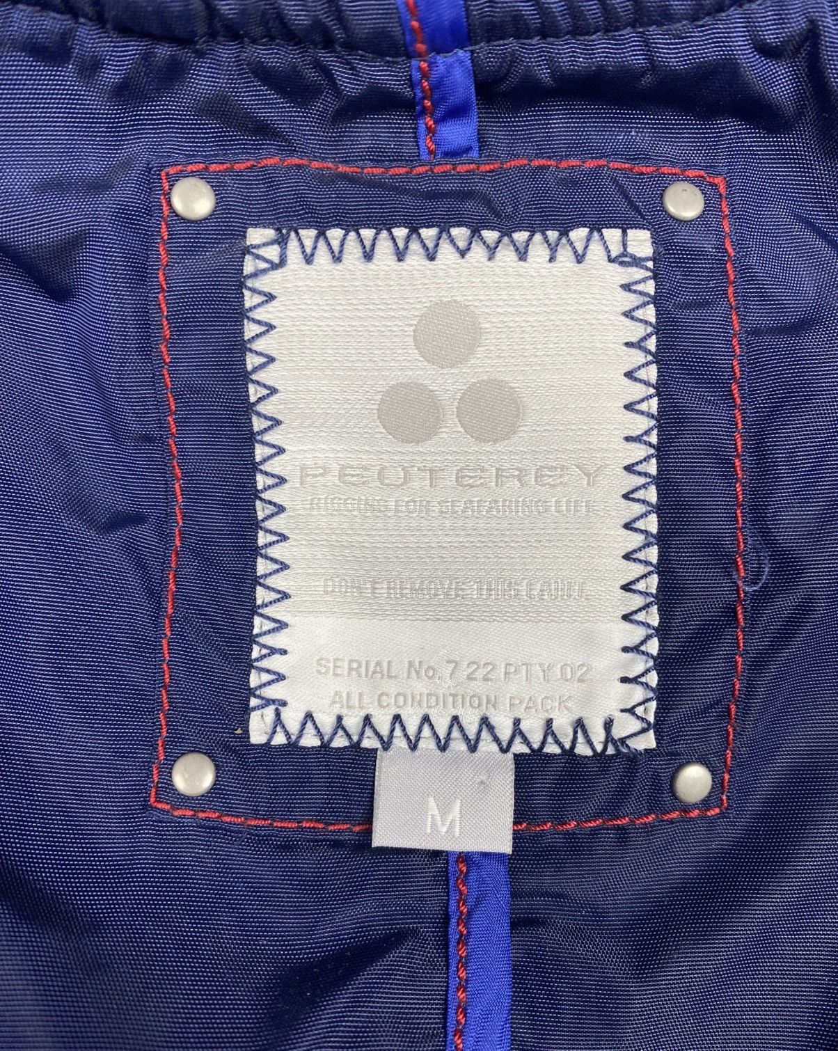 Peuterey Peuterey Technical Nylon Bomber Jacket Navy Blue Size US M / EU 48-50 / 2 - 16 Thumbnail