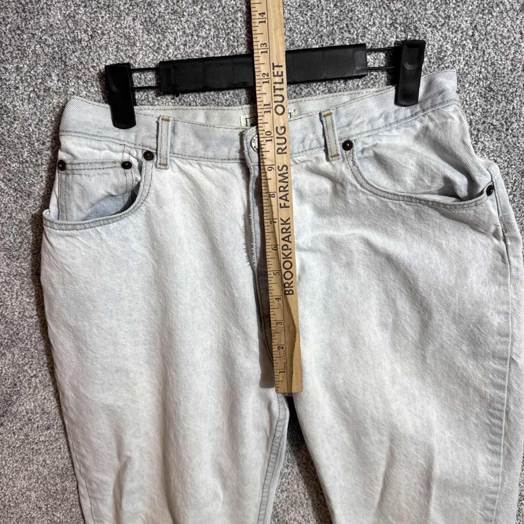Vintage VINTAGE Arizona Jeans Mom Jeans 13 Long Grunge Streetwear Retro High Rise Women's 30 in Blue 100% Cotton 5-Pocket Denim Size 34" / US 12 / IT 48 - 5 Thumbnail