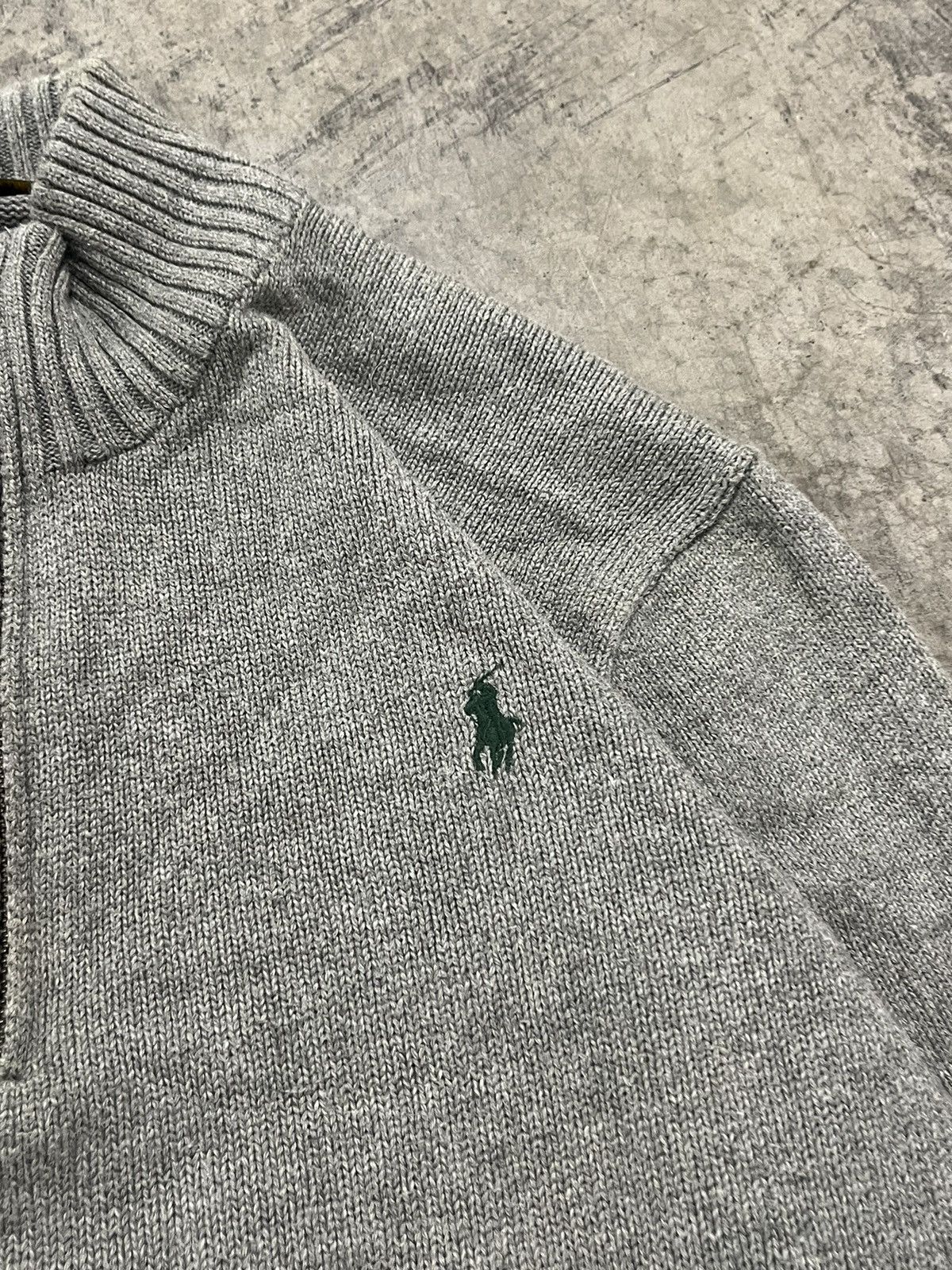 Polo Ralph Lauren × Vintage Polo Ralph Lauren vintage 1/4th zip knit sweater preppy hype Size US XL / EU 56 / 4 - 6 Thumbnail