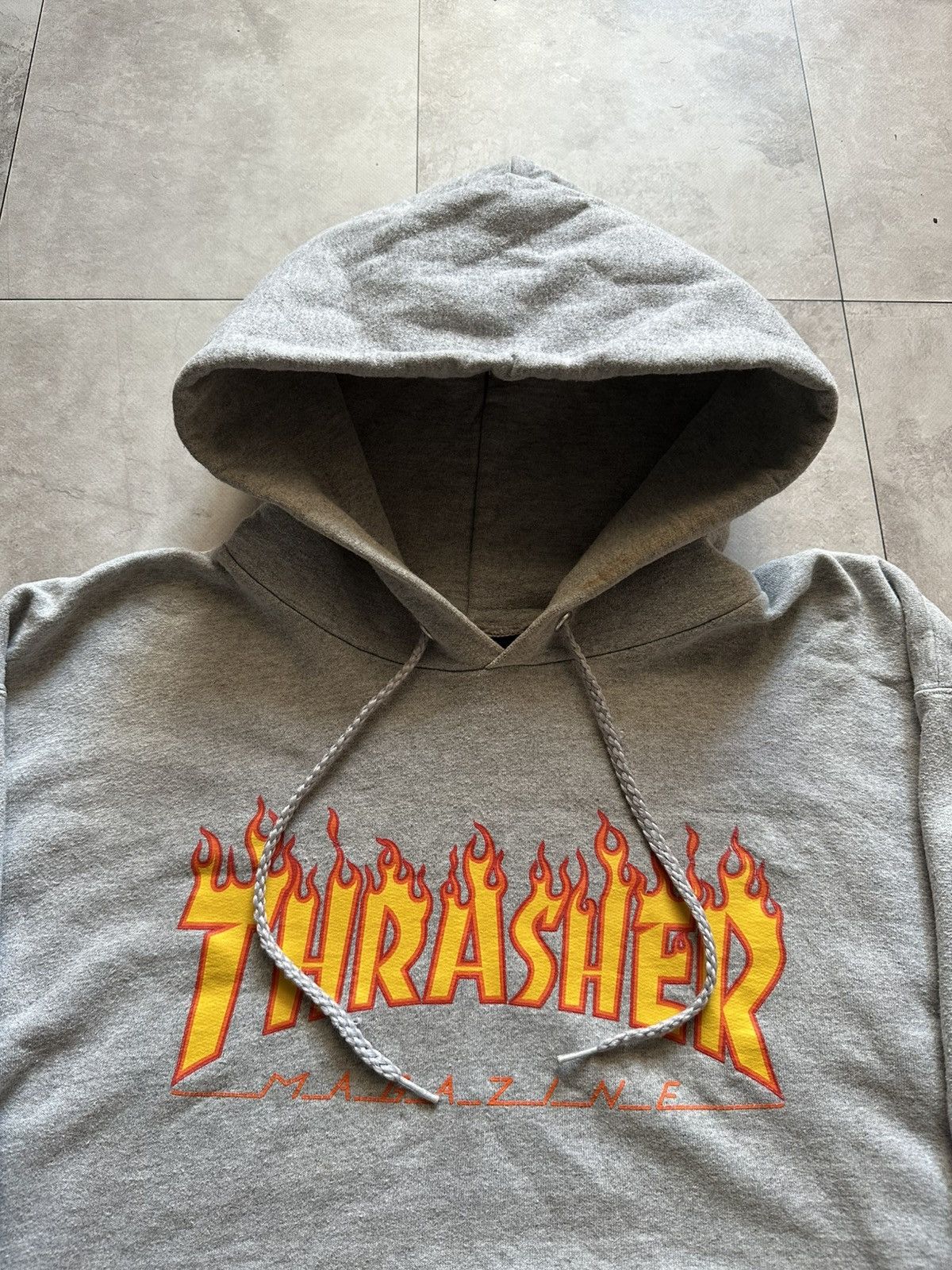 Thrasher Vintage Thrasher Magazine Flame Logo Graphic Print Hoodie M Size US M / EU 48-50 / 2 - 6 Thumbnail