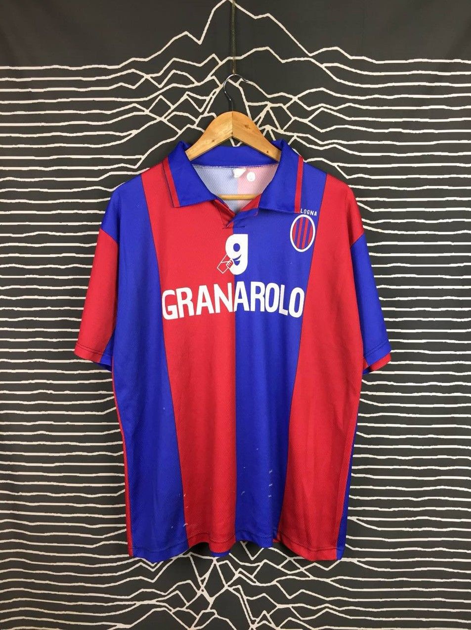 Vintage Vtg Bologna FC Roberto Baggio Home Kit 1997/98 Soccer Jersey Size US L / EU 52-54 / 3 - 2 Thumbnail