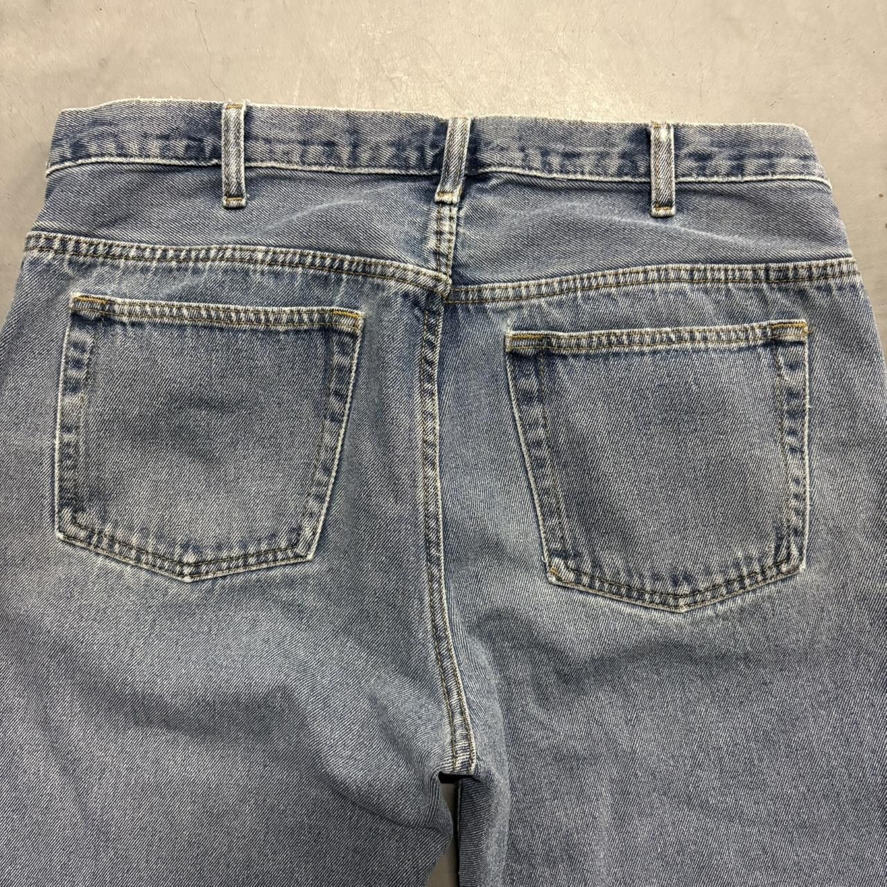Vintage Crazy Vintage Y2K/2000s Baggy Skater Medium Blue Wash Denim Jeans! Size US 36 / EU 52 - 7 Thumbnail