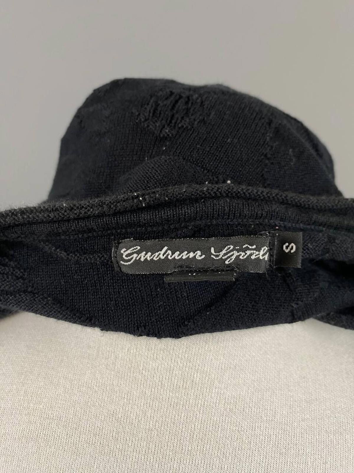 Designer Gudrun Sjoden Black Floral Knit Cardigan Sweater Size S Size S / US 4 / IT 40 - 9 Thumbnail