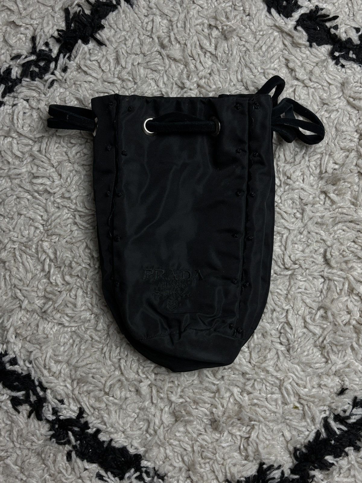 Prada Prada Vintage Mini Drawstring Bucket Bag Size ONE SIZE - 2 Thumbnail