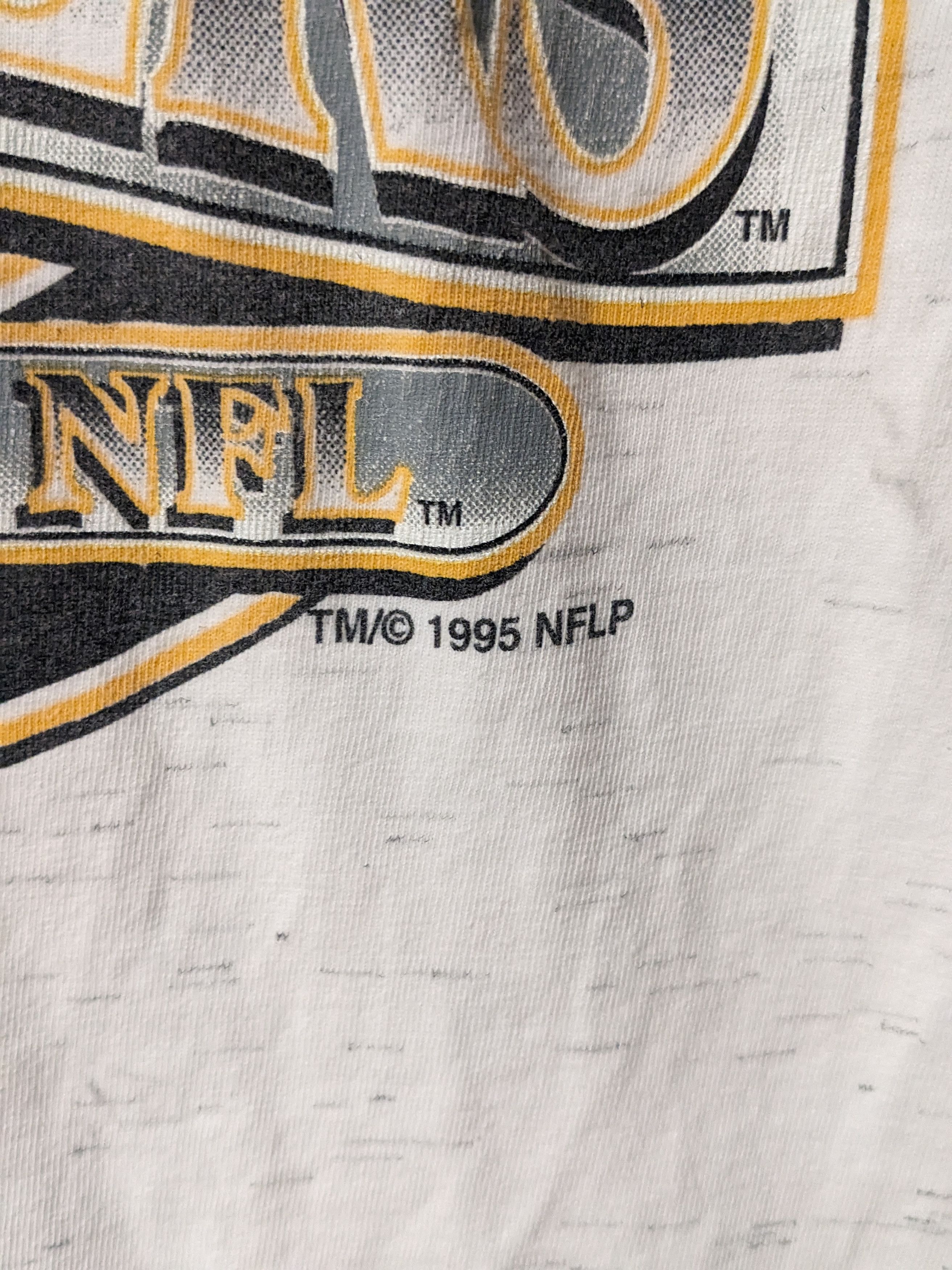 NFL × Vintage Vintage 1995 Pittsburgh Steelers NFL Football Logo T-Shirt Size US S / EU 44-46 / 1 - 3 Thumbnail