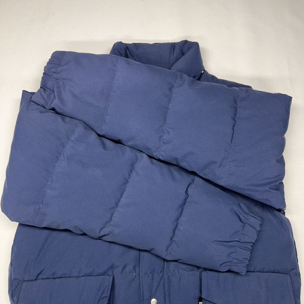 Vintage VTG 10X Down Jacket Blue Puffer Coat Zip Pocket Work Retro Size US XL / EU 56 / 4 - 7 Thumbnail
