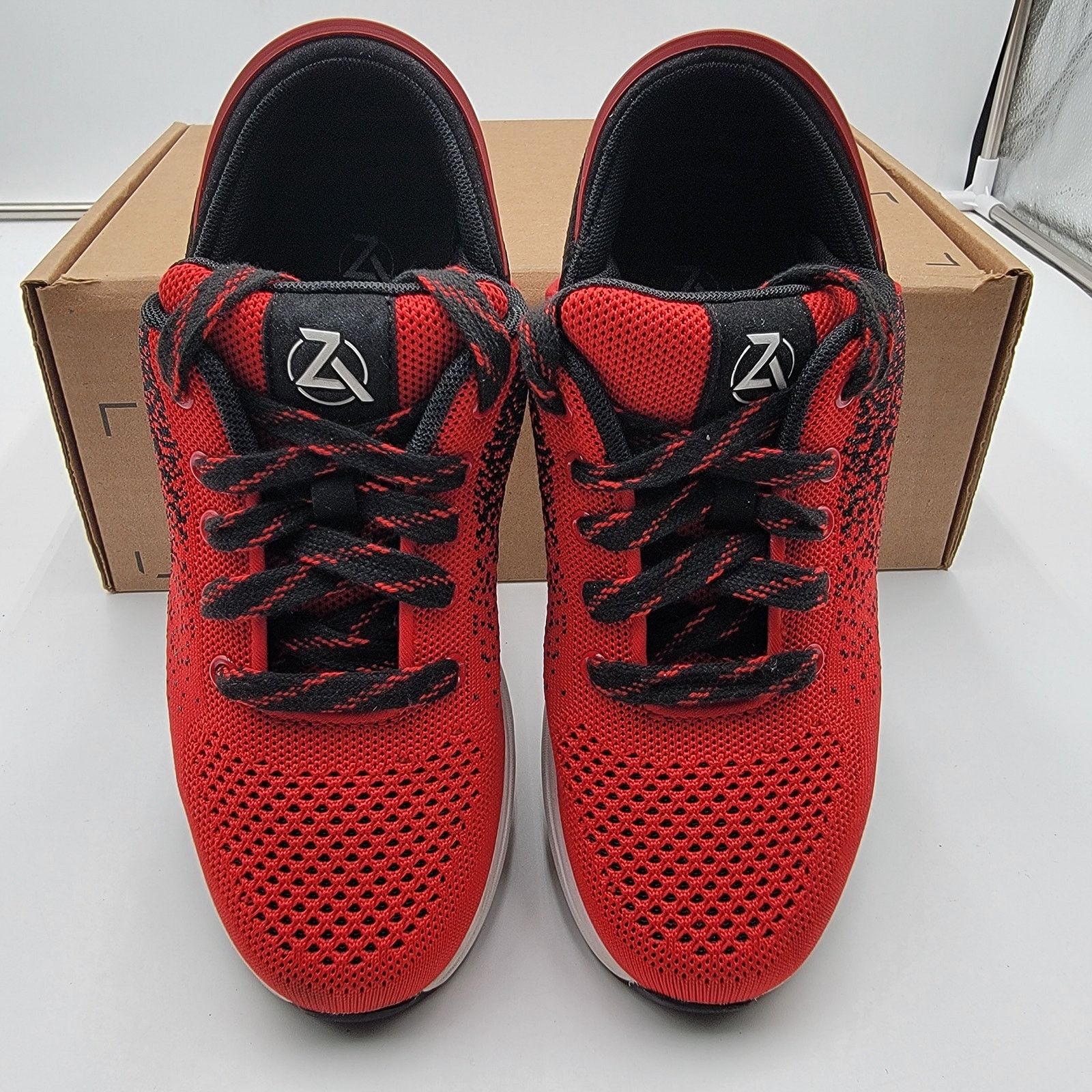 Bebe Zeba Hands Free Tech Walking Shoes Cherry Red Wmns Sz 7 155 Size US 7 / IT 37 - 3 Thumbnail