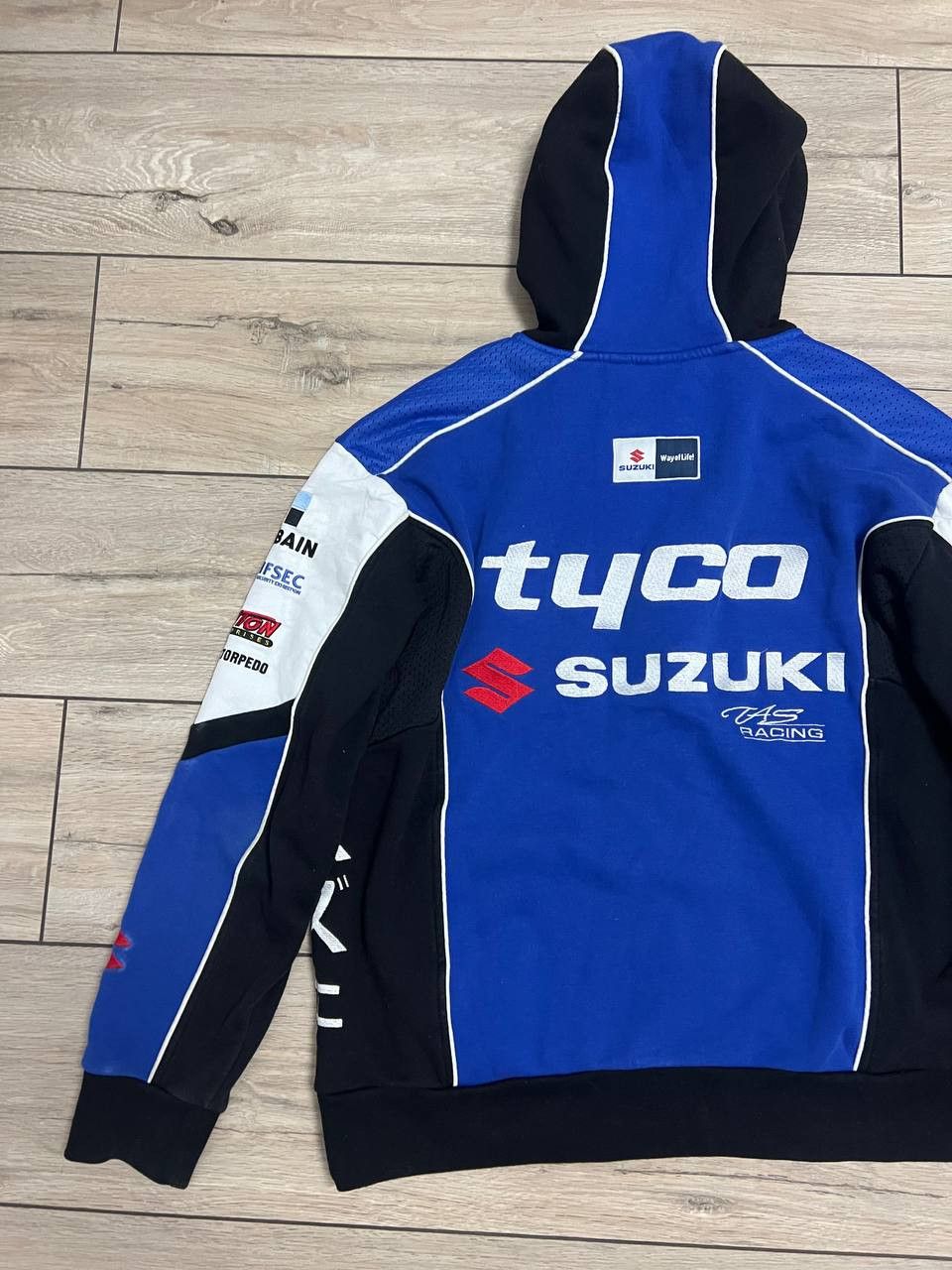 Formula 1 Suzuki Team Tyco Vintage Full Zip Hoodie Big Logo Racing Size US L / EU 52-54 / 3 - 11 Thumbnail