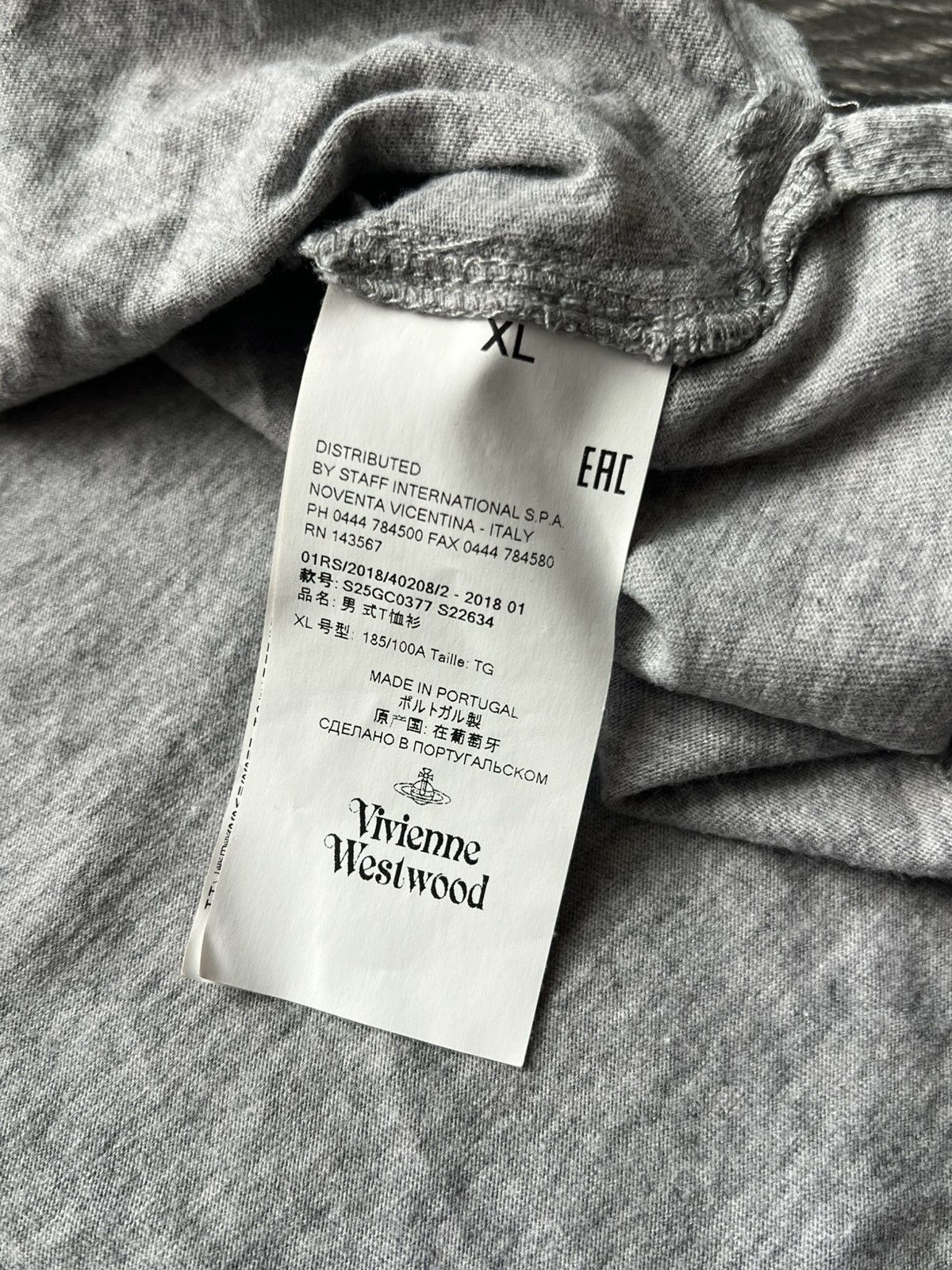 Vivienne Westwood Mens Vintage Vivienne Westwood T-shirt white tee logo Size US XL / EU 56 / 4 - 5 Thumbnail