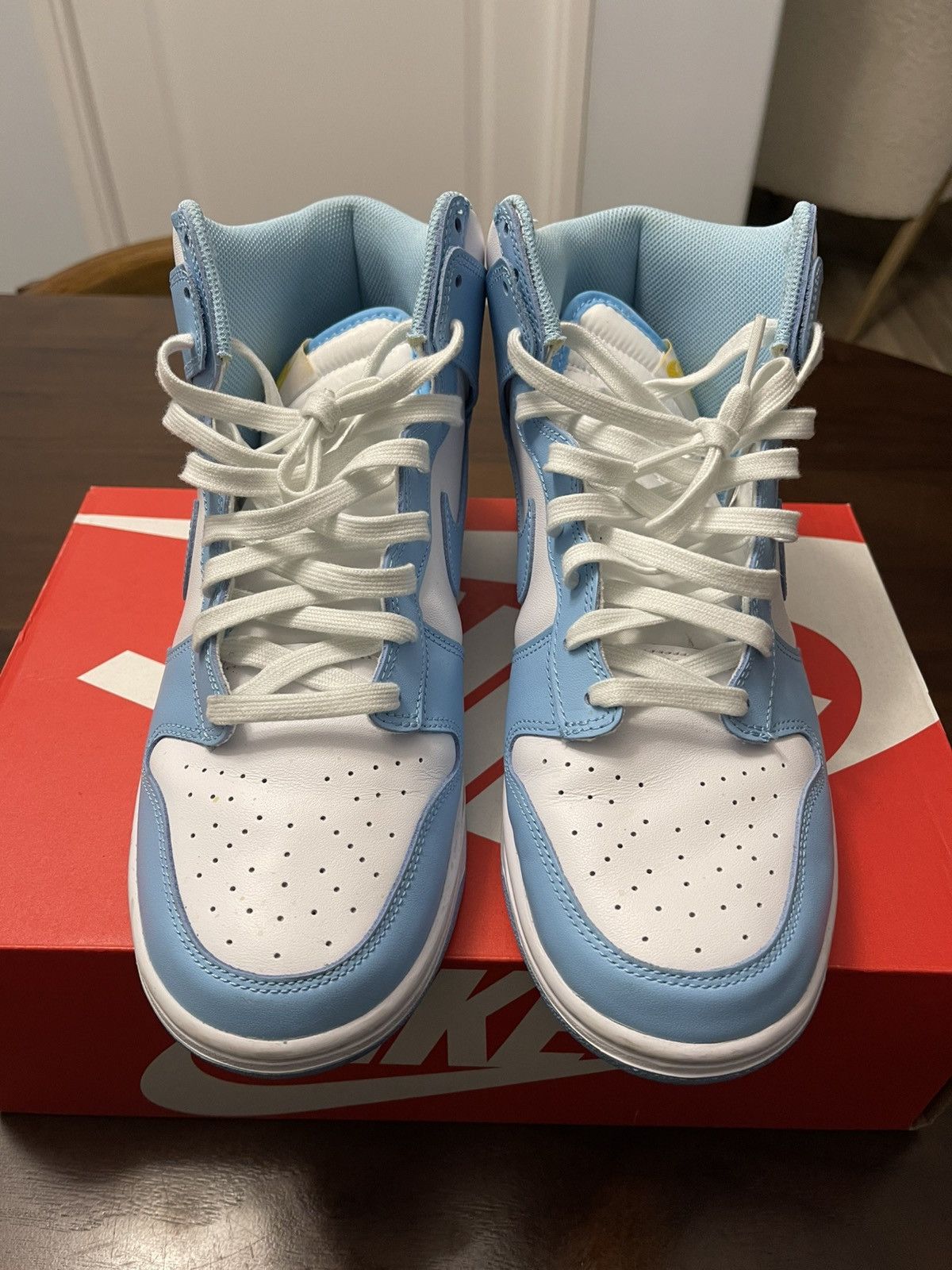Nike Nike Dunk High Retro “Blue Chill” Size 11 Used Size US 11 / EU 44 - 3 Thumbnail