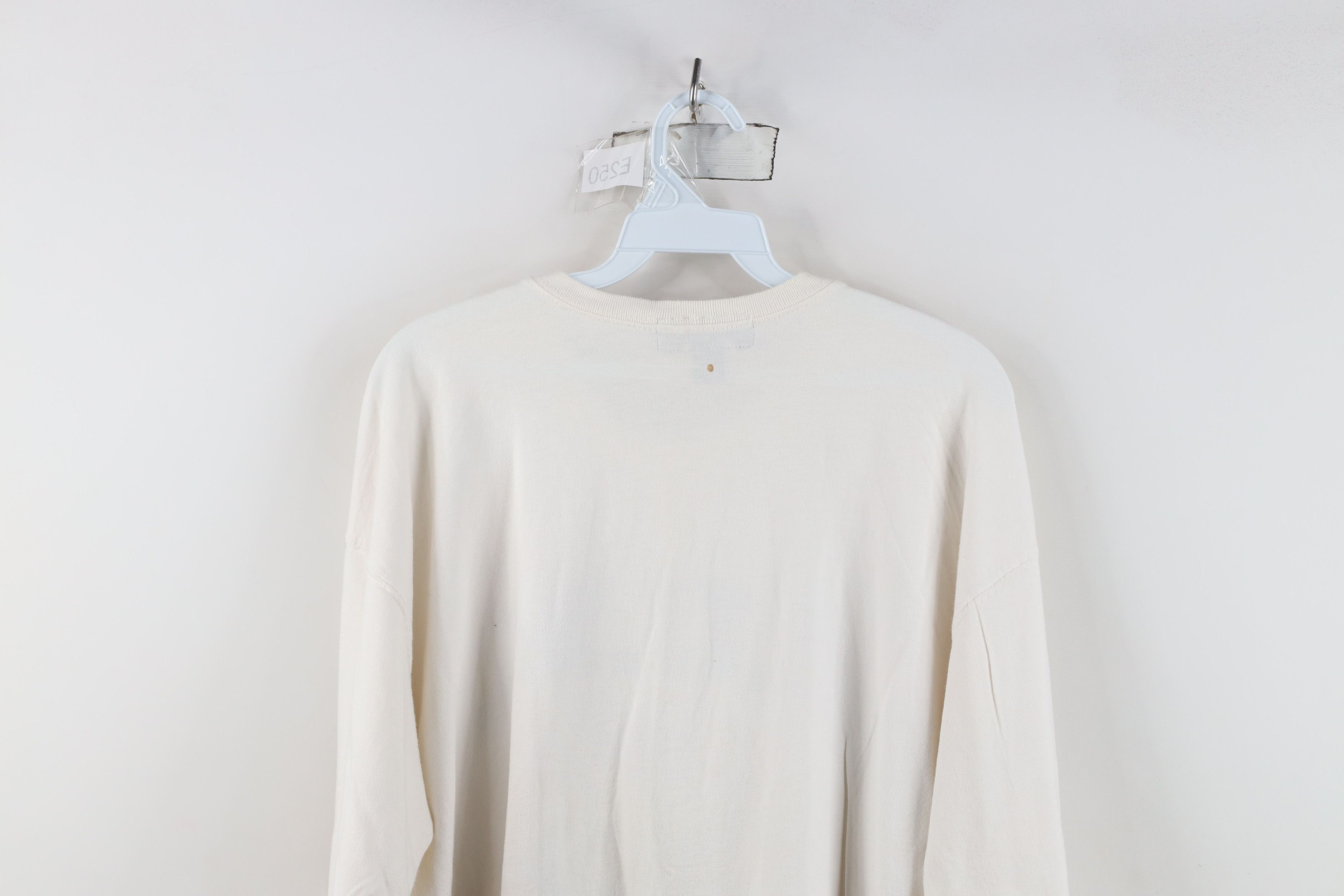 Vintage Vintage 90s Bum Equipment Logo Long Sleeve T-Shirt White USA Size US XL / EU 56 / 4 - 11 Thumbnail