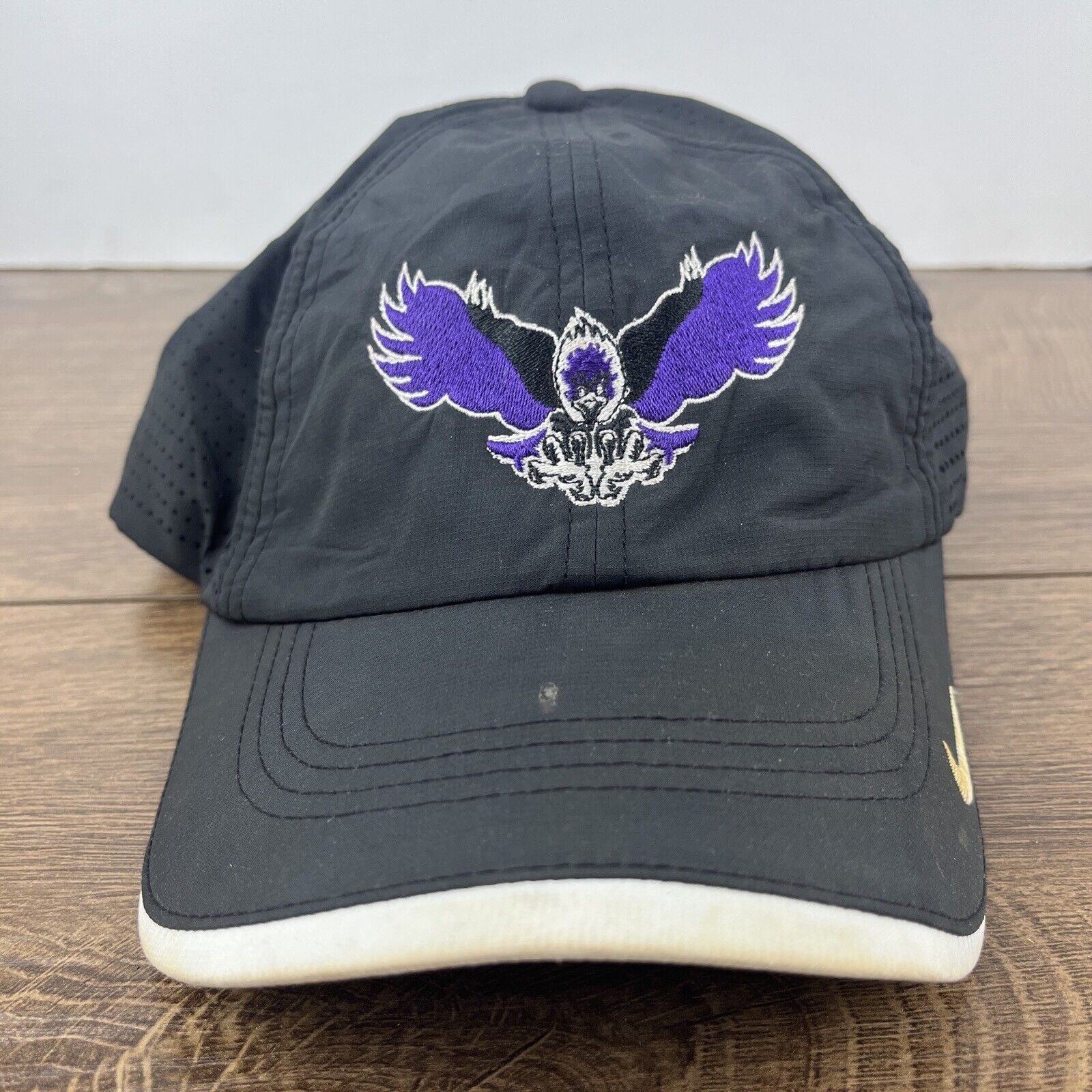 Nike Ravens Nike Hat Black Hat Adjustable Adult Size Black Hat Ca Size ONE SIZE - 4 Thumbnail