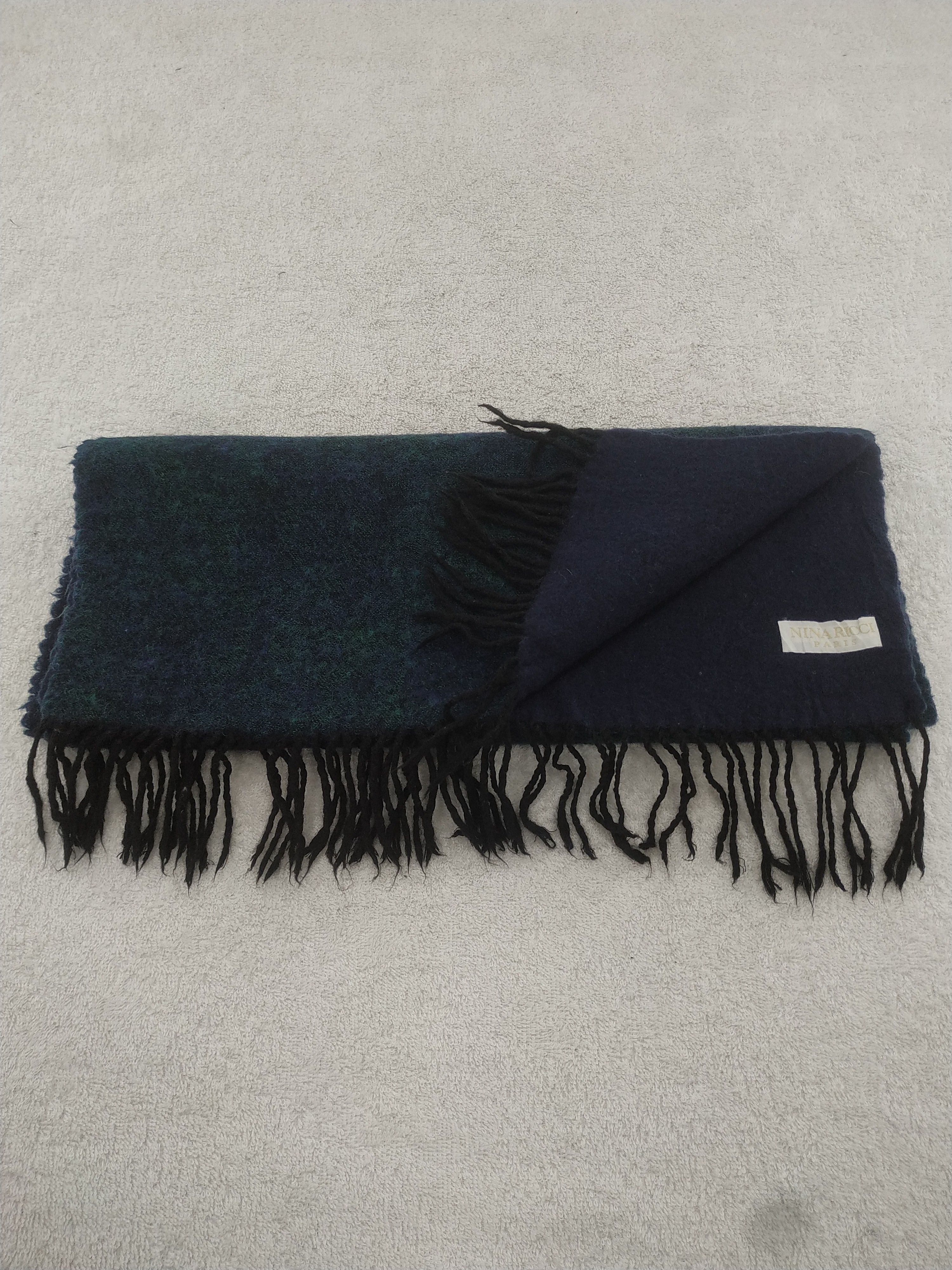 Nina Ricci Vintage Nina Ricci Wool Scarf/Muffler/Neckwear MF074 Size ONE SIZE - 4 Thumbnail