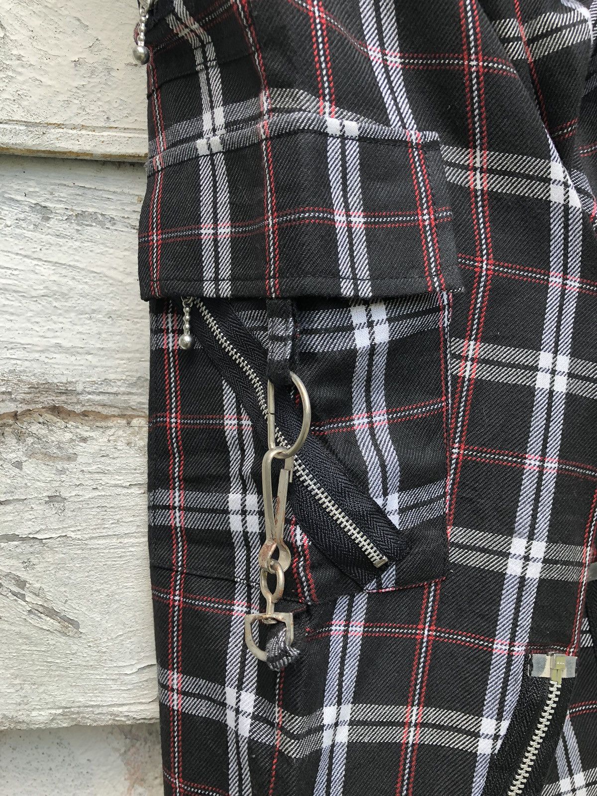 Japanese Brand × Seditionaries IDEA Tokyo Bondage Multi-zipper Checkered Pant Size US 30 / EU 46 - 7 Thumbnail