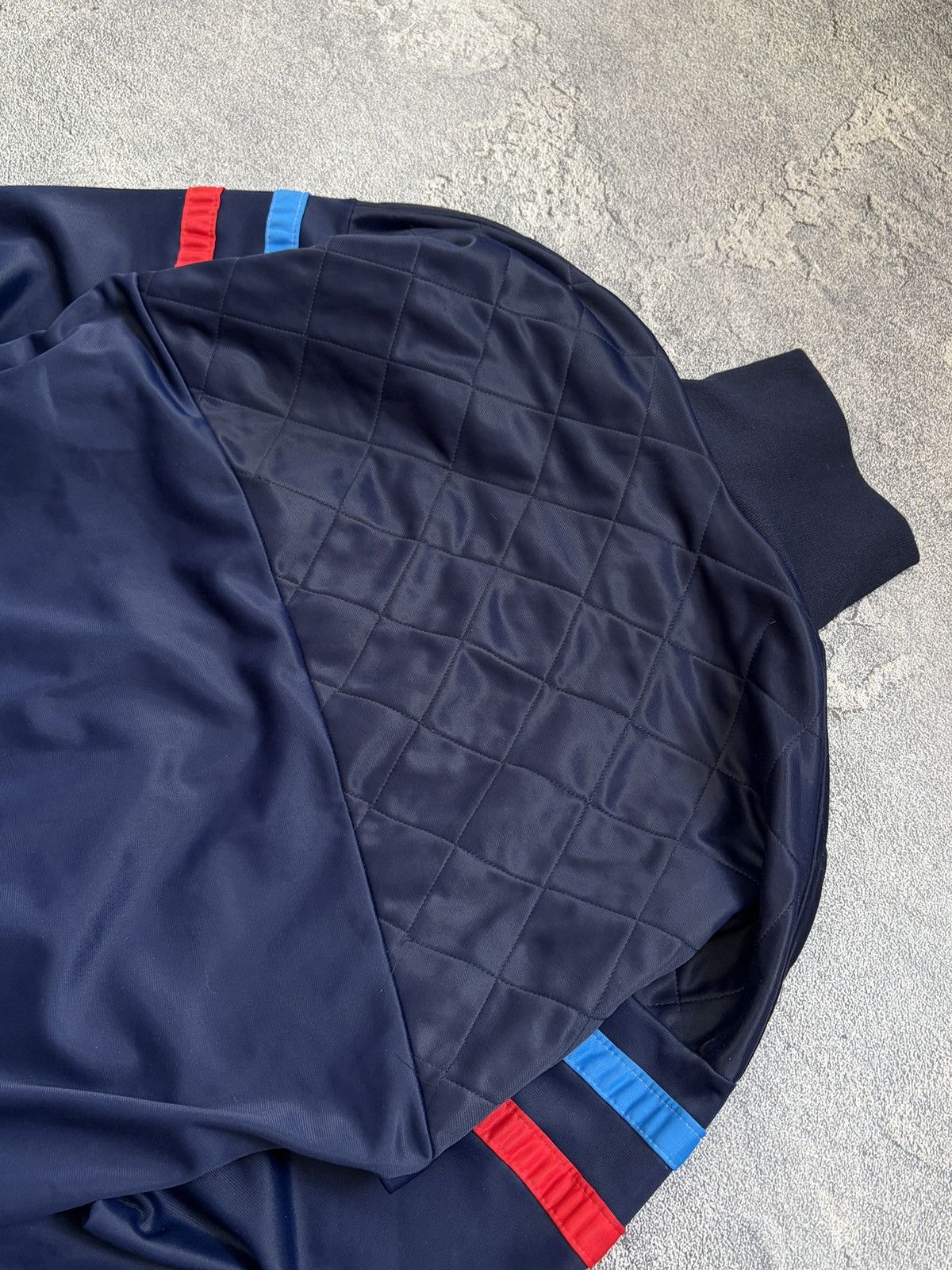 Adidas Vintage 80s Adidas Ventex Trefoil USA Olympic Track Jacket L Size US L / EU 52-54 / 3 - 14 Thumbnail