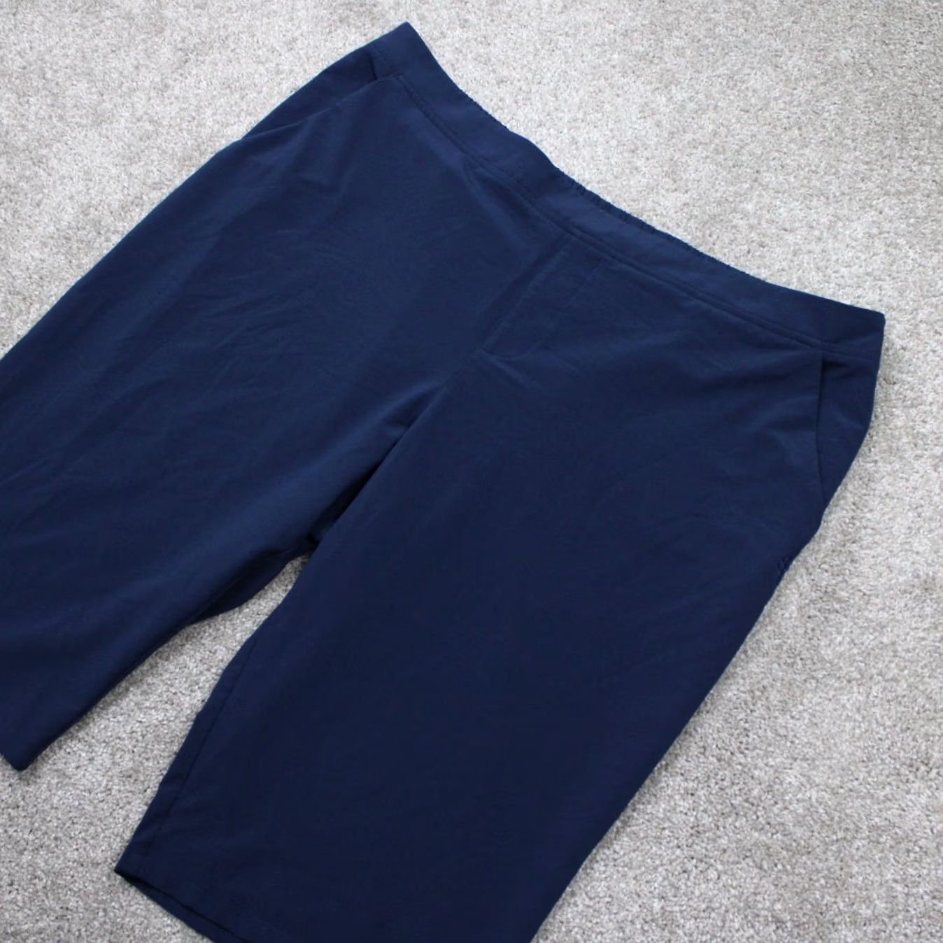 Vintage Coolibar Shorts Mens XL Blue 88% Polyester 12% Spandex UPF 50+ Flat Front Inseam 15" Pockets Stretch Casual Beach Regular Mens XL Blue Size US 36 / EU 52 - 3 Thumbnail