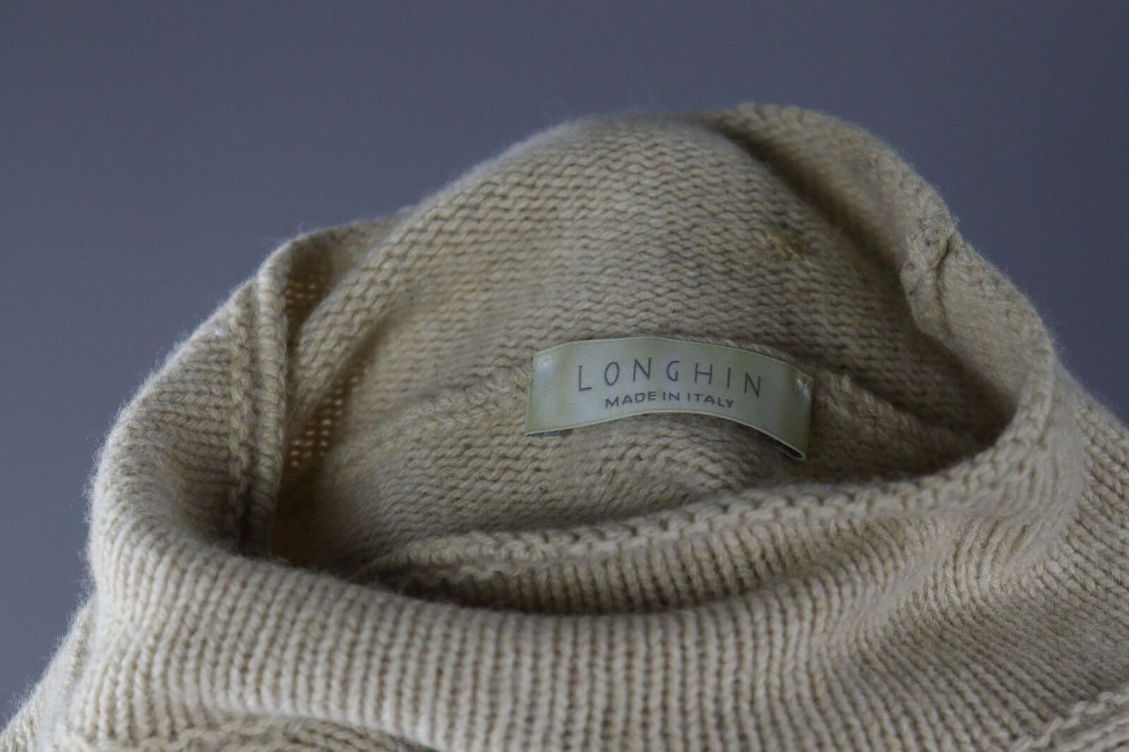 Longines Ladies Longhin Wool Cashmere Soft Knit Casual Sweater Size M / US 6-8 / IT 42-44 - 11 Thumbnail