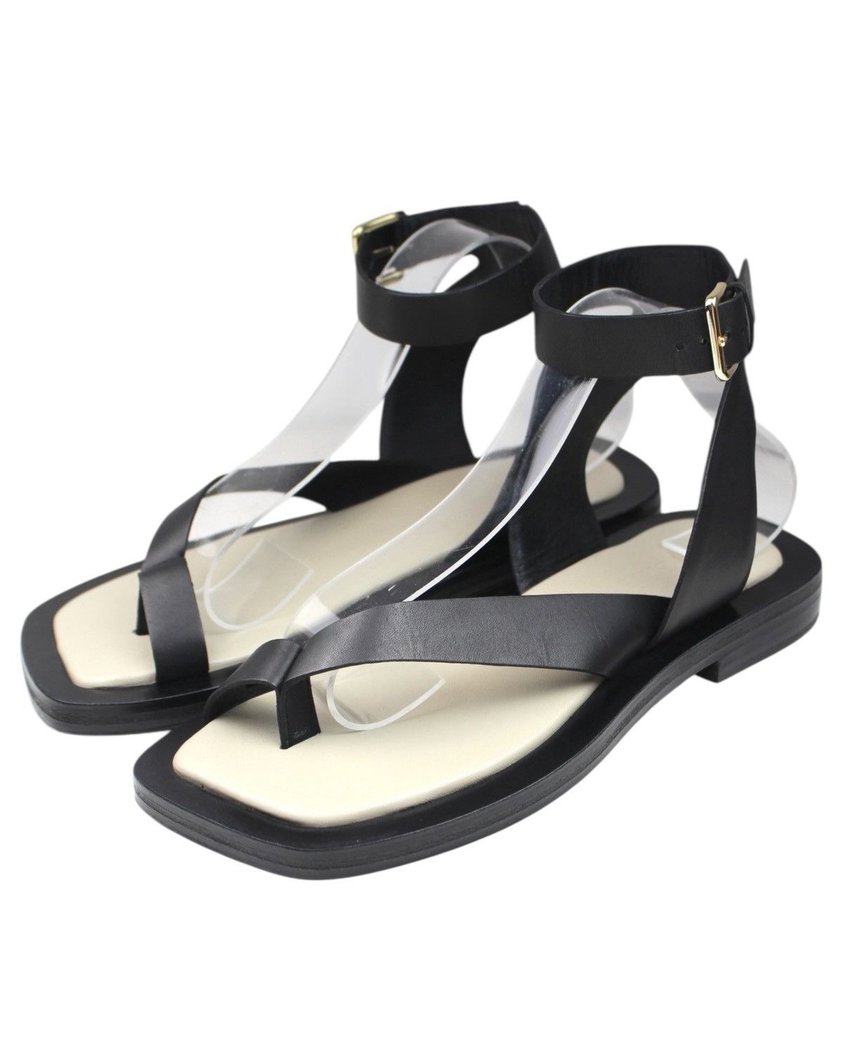 Japanese Brand RESORT 2021 A.EMERY “ASHER” LEATHER ANKLE-STRAP SANDALS Size US 7 / IT 37 - 1 Thumbnail