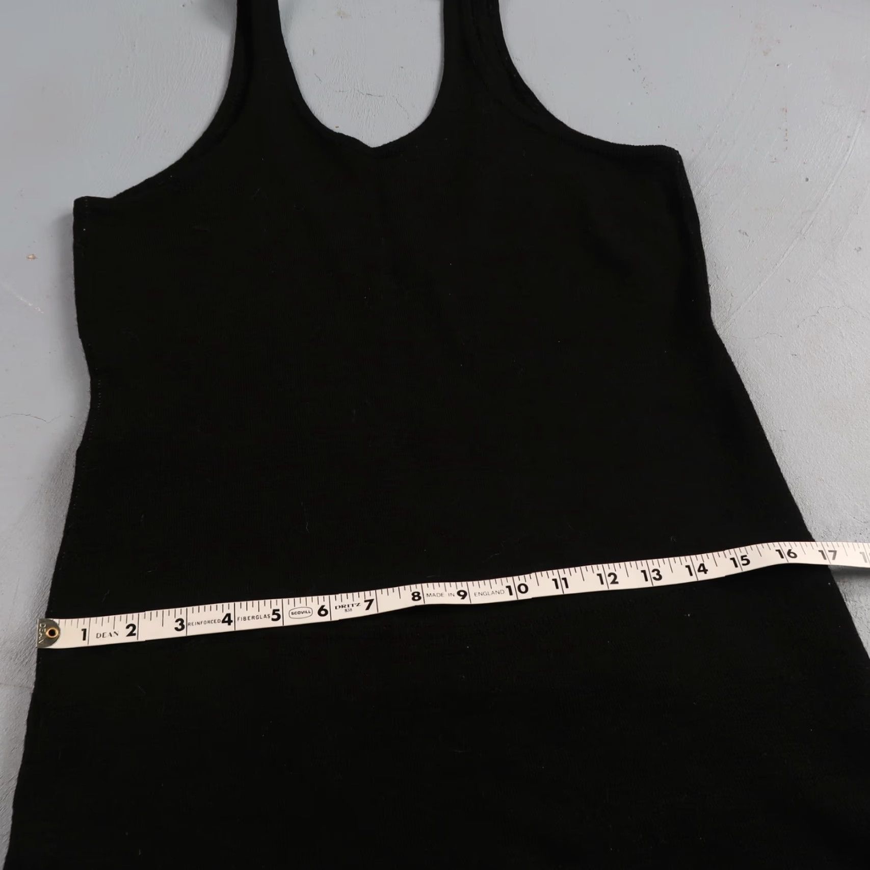 Vintage VINTAGE 1920s Women's Wool Bathing Suit Swimsuit Art Deco Black Medium Nineteen Twenties Size M / US 6-8 / IT 42-44 - 6 Thumbnail