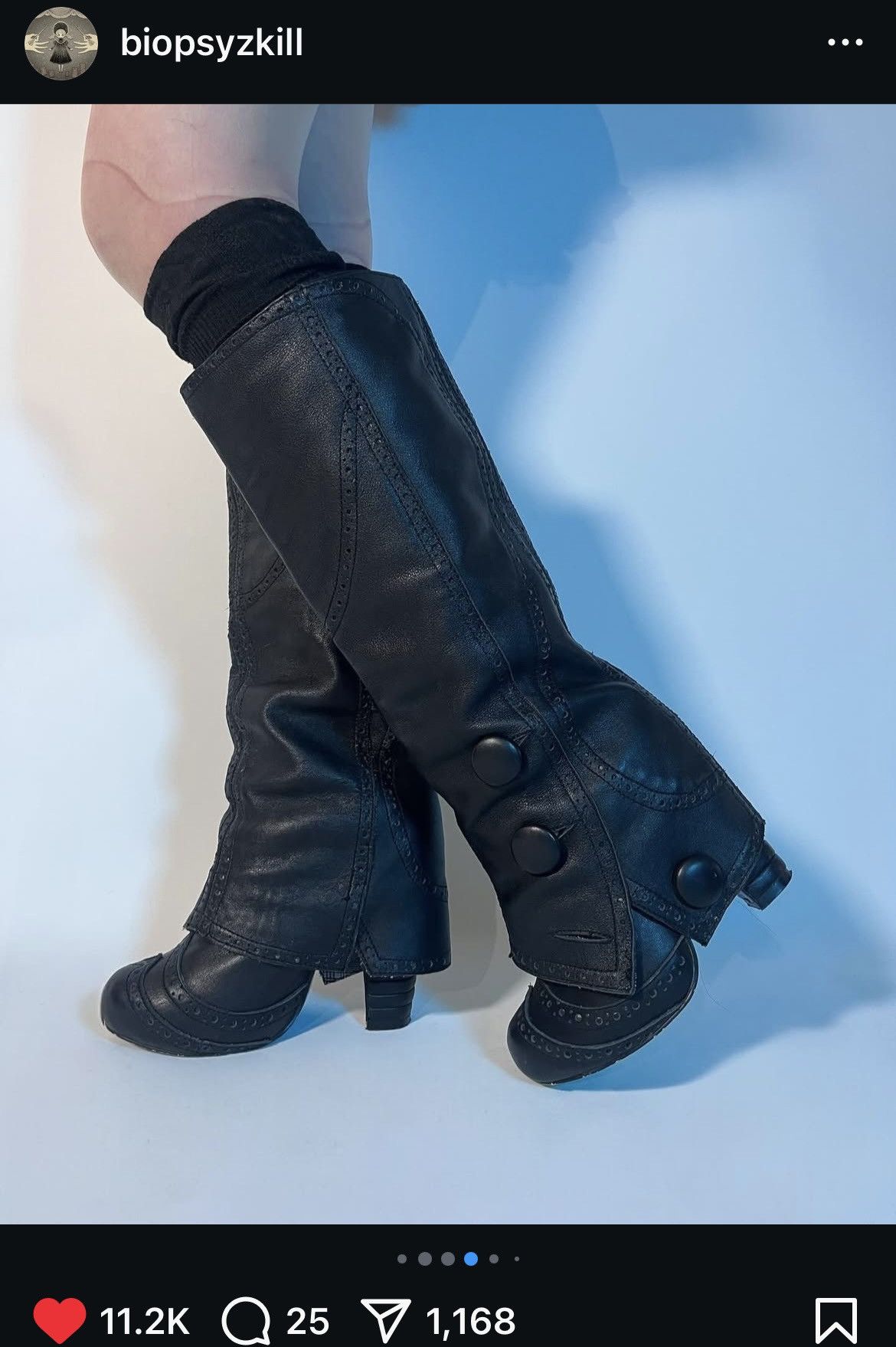 Vintage Irregular choice high spit spot boots Size US 8.5 / IT 38.5 - 14 Thumbnail