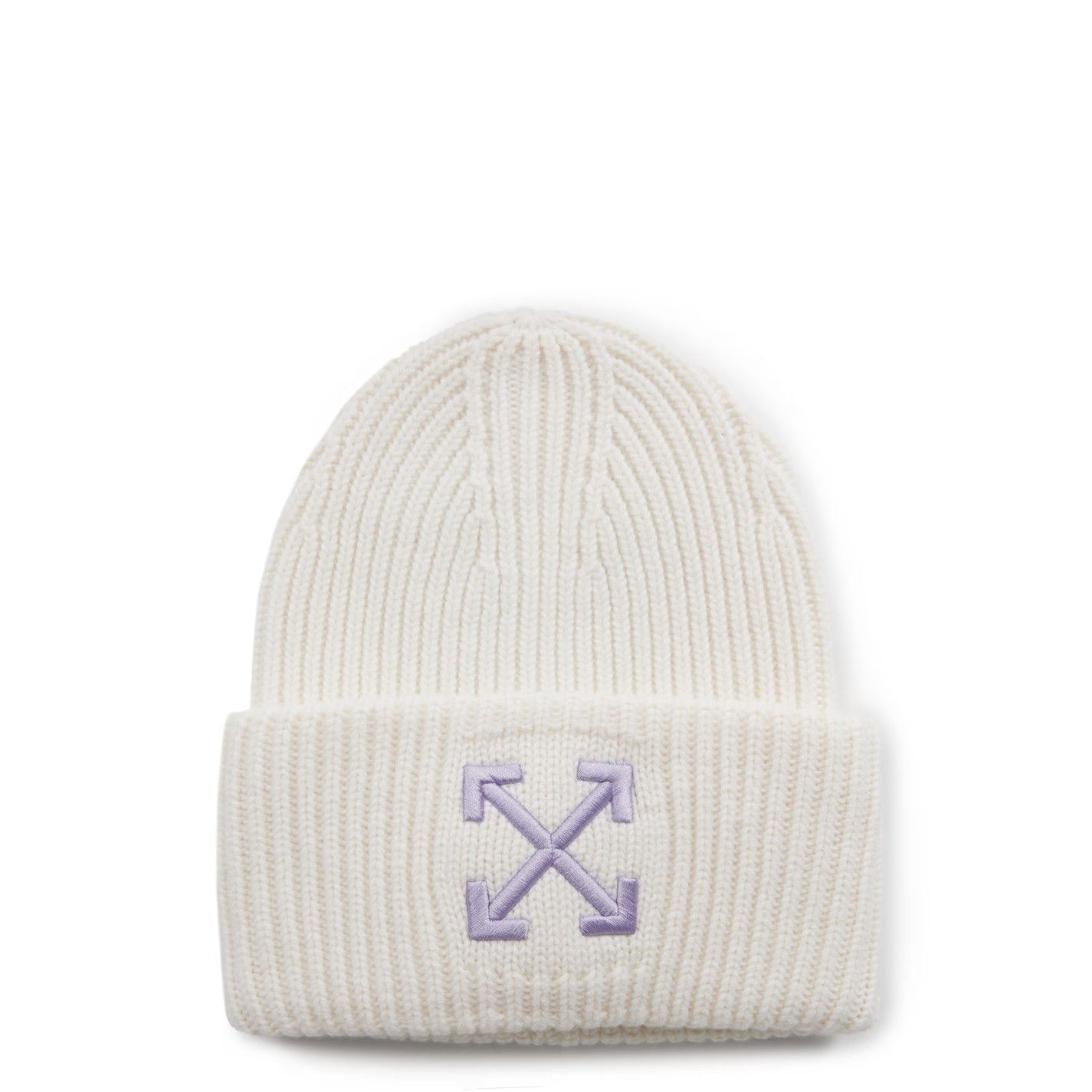 Off-White o1g2r1mq0125 Size: OS / Beanie Hat / Cap in White Size ONE SIZE - 1 Thumbnail