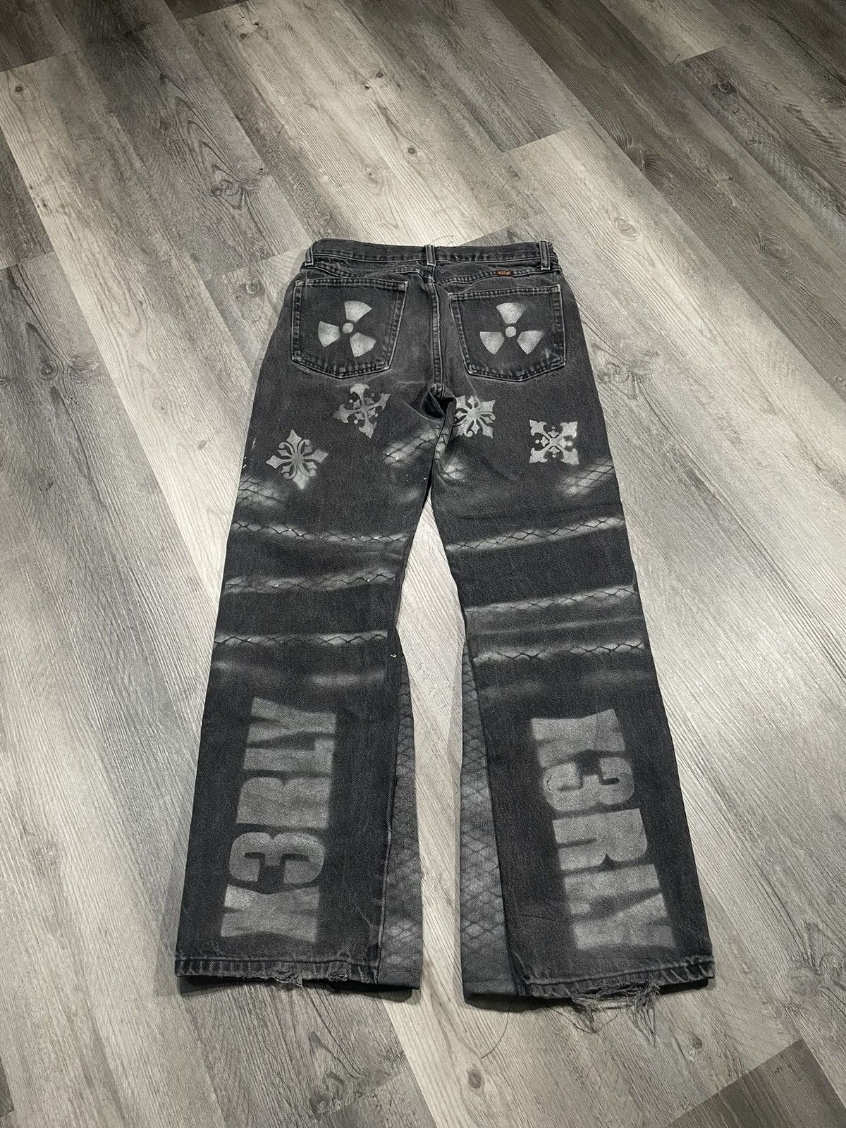 Other X3RLY Custom “HardStyle” Flared Jeans Size US 32 / EU 48 - 1 Thumbnail