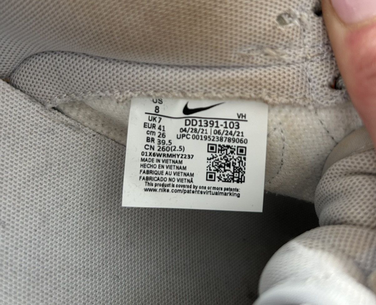 Nike Nike grey fog dunk low Size US 7 / IT 37 - 4 Thumbnail