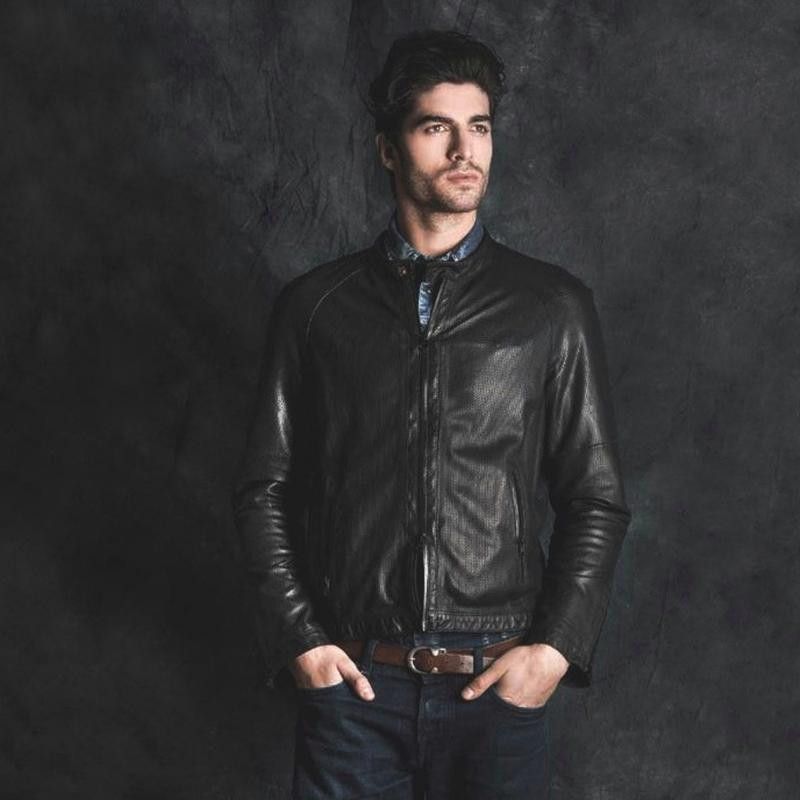 Other DELAN / PERFORATED LEATHER JACKET Size US L / EU 52-54 / 3 - 3 Thumbnail